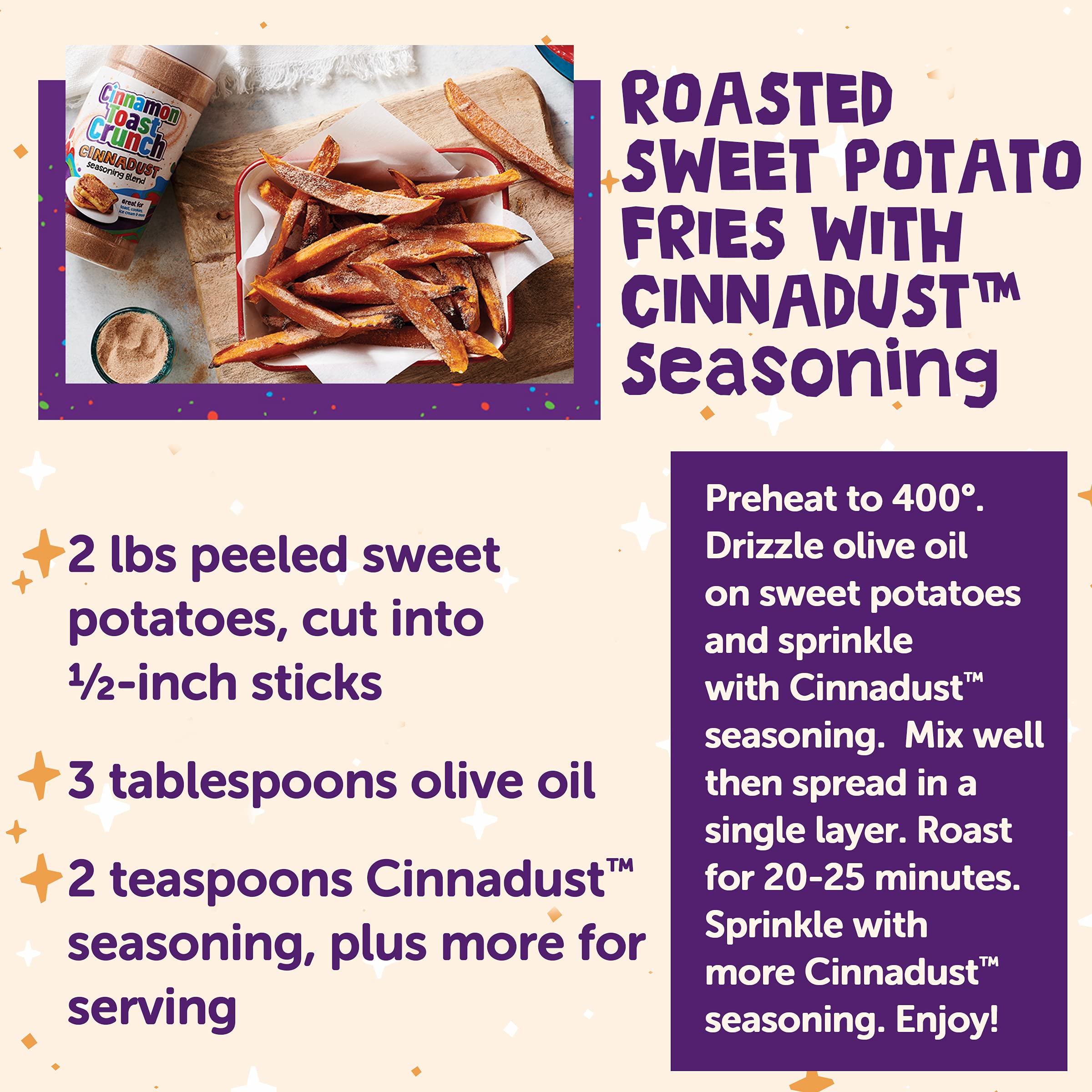 Cinnamon Toast Crunch Cinnadust Seasoning, 3.5 Ounce