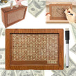 $10000 Cash Vault Wooden Savings Box, 2024 New Wooden Cash Saver Money Box, Cash Saver Box, Coin Counter Piggy Bank, Money Box with Counter, Wooden Money Box with Money Target and Numbers(Brown)