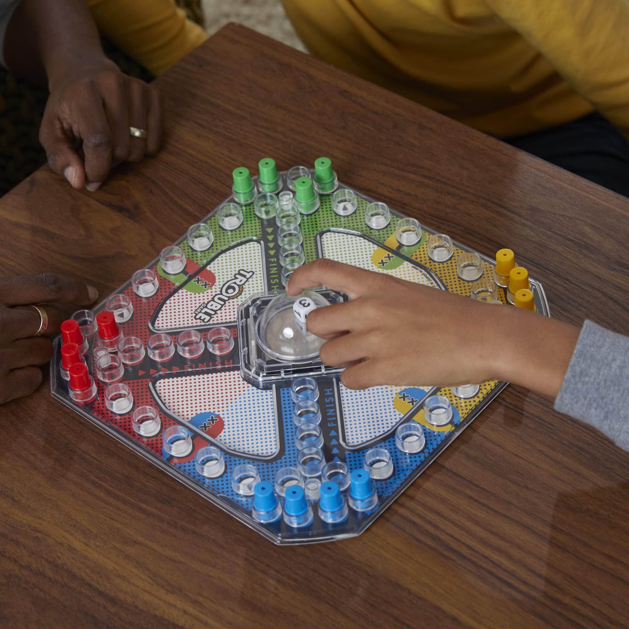 Hasbro Gaming Trouble Kids Board Game, Pop-o-Matic Trouble Game, Kids Games for 2-4 Players, Family Board Games for Kids, Kids Gifts, Ages 5 and Up, Packaging May Vary