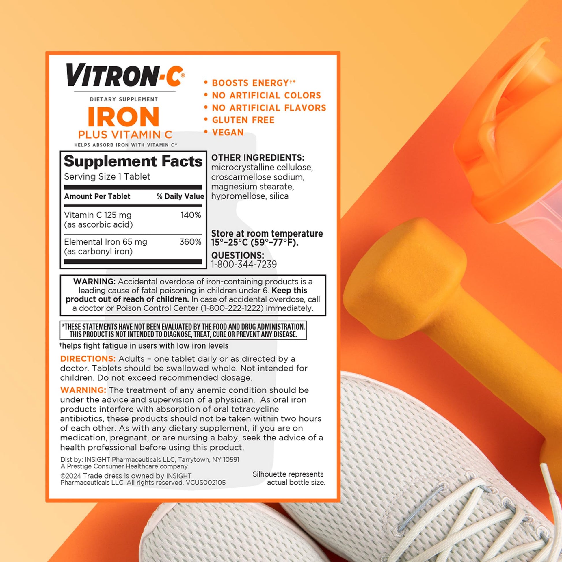 Vitron-C Multivitamin Tablet 63736012301 1 Bottle, 60 per Bottle