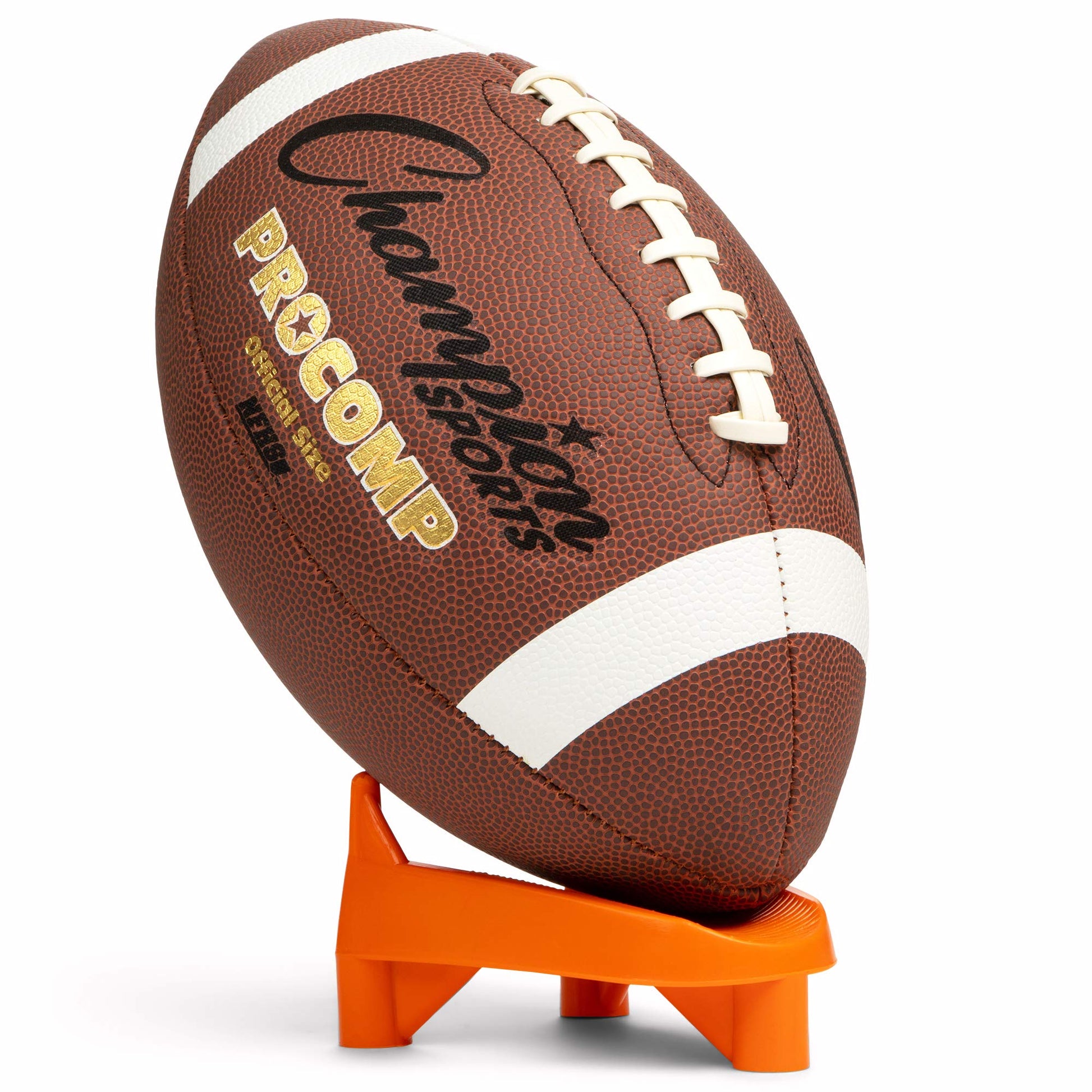 Champion Sports Hevy Duty Football Kickoff Kicking Tee - High Visibility Orange - 1"