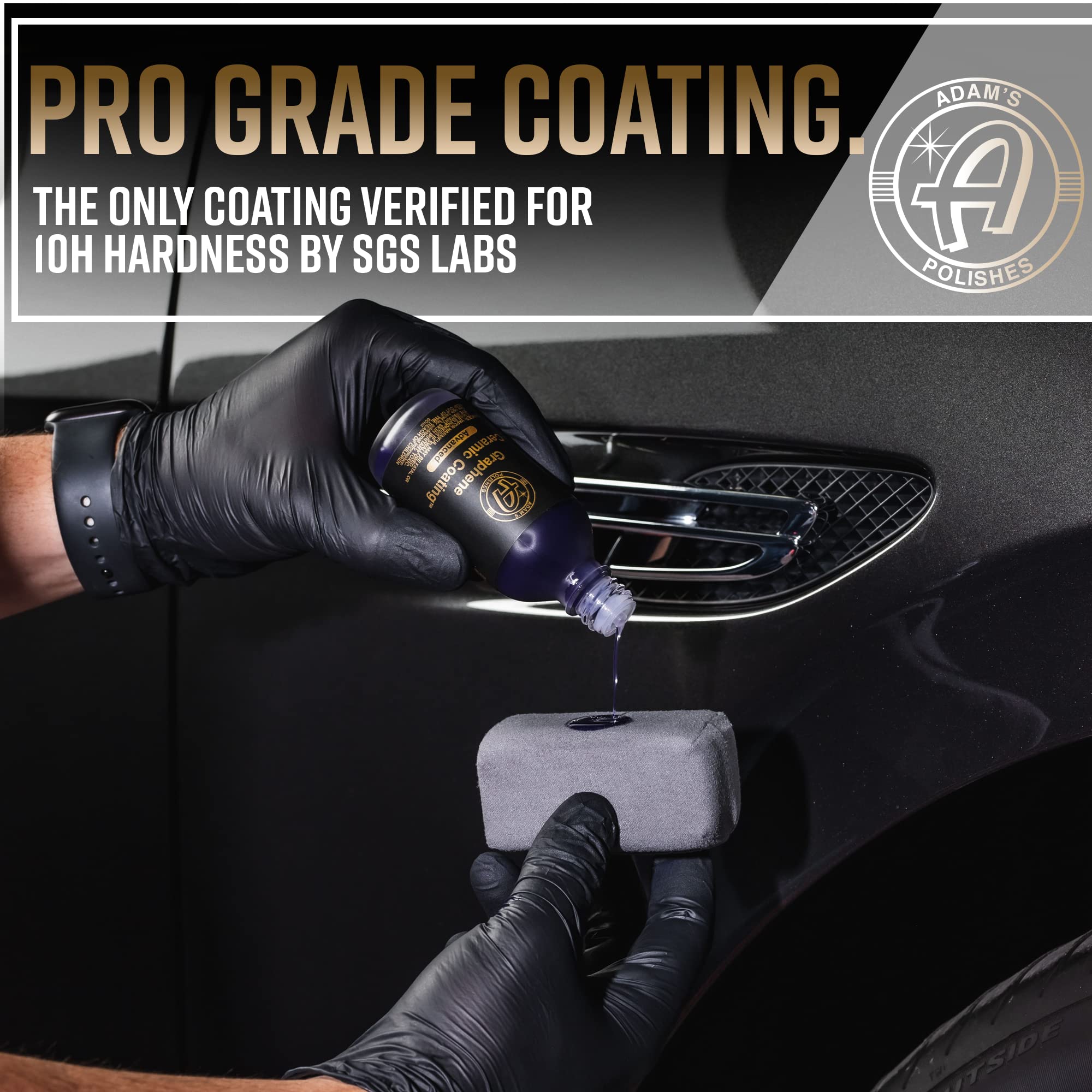 Adam's Polishes Advanced Graphene Ceramic Coating - 10H Graphene Coating for Auto Detailing, 9+ Years of Car Protection & Patented UV Technology