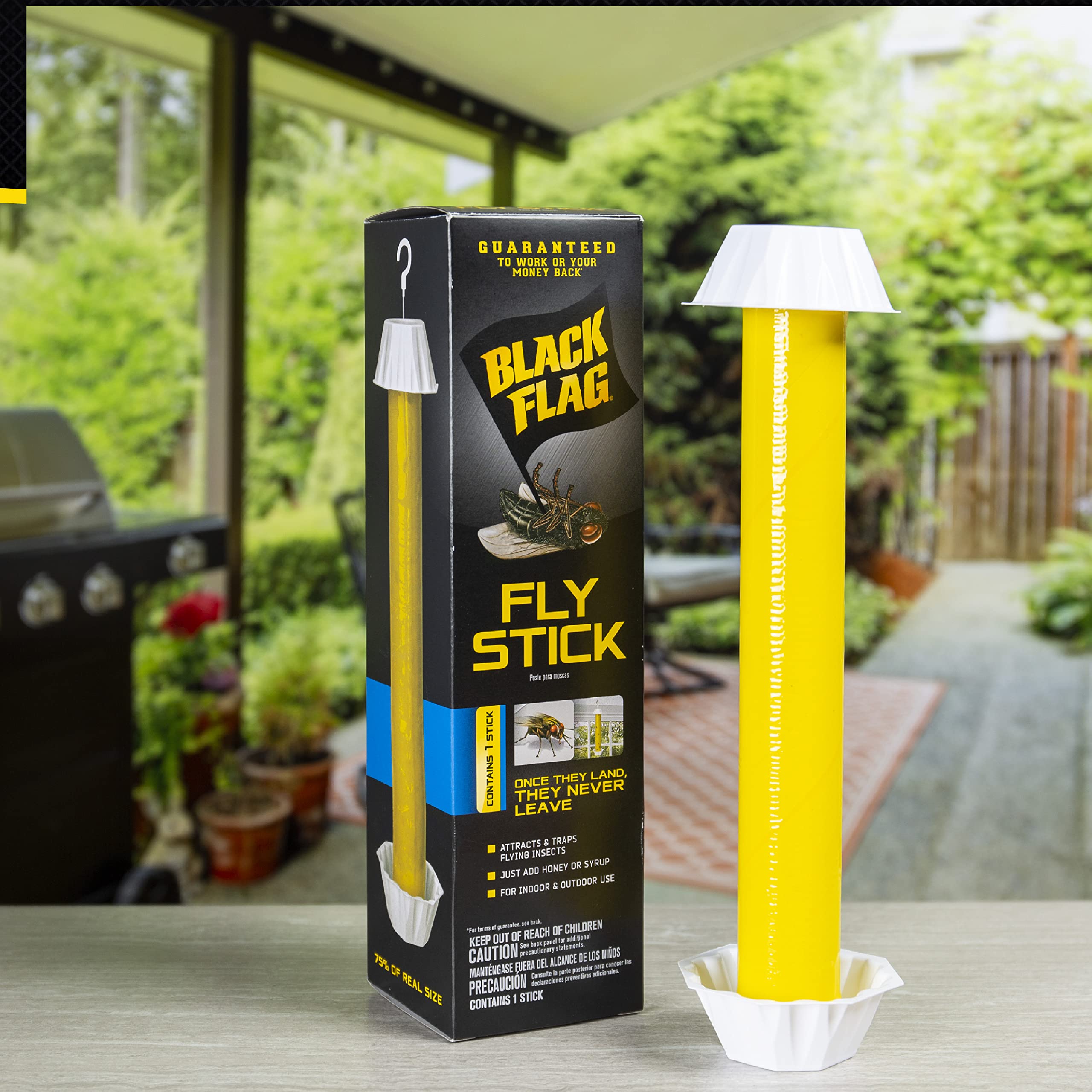 Black Flag Fly Stick Insect Trap, 1 ct