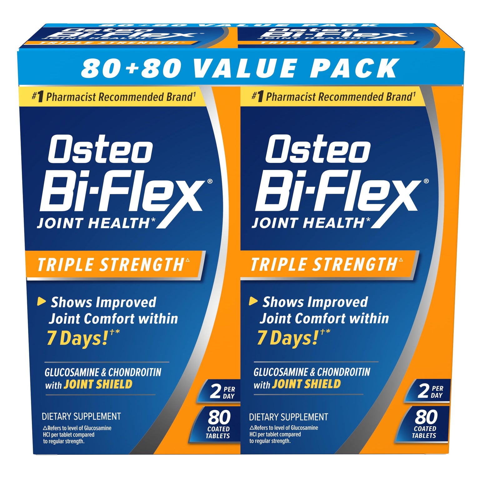 Osteo Bi-Flex Triple Strength Twin, 80 Count, 2pack