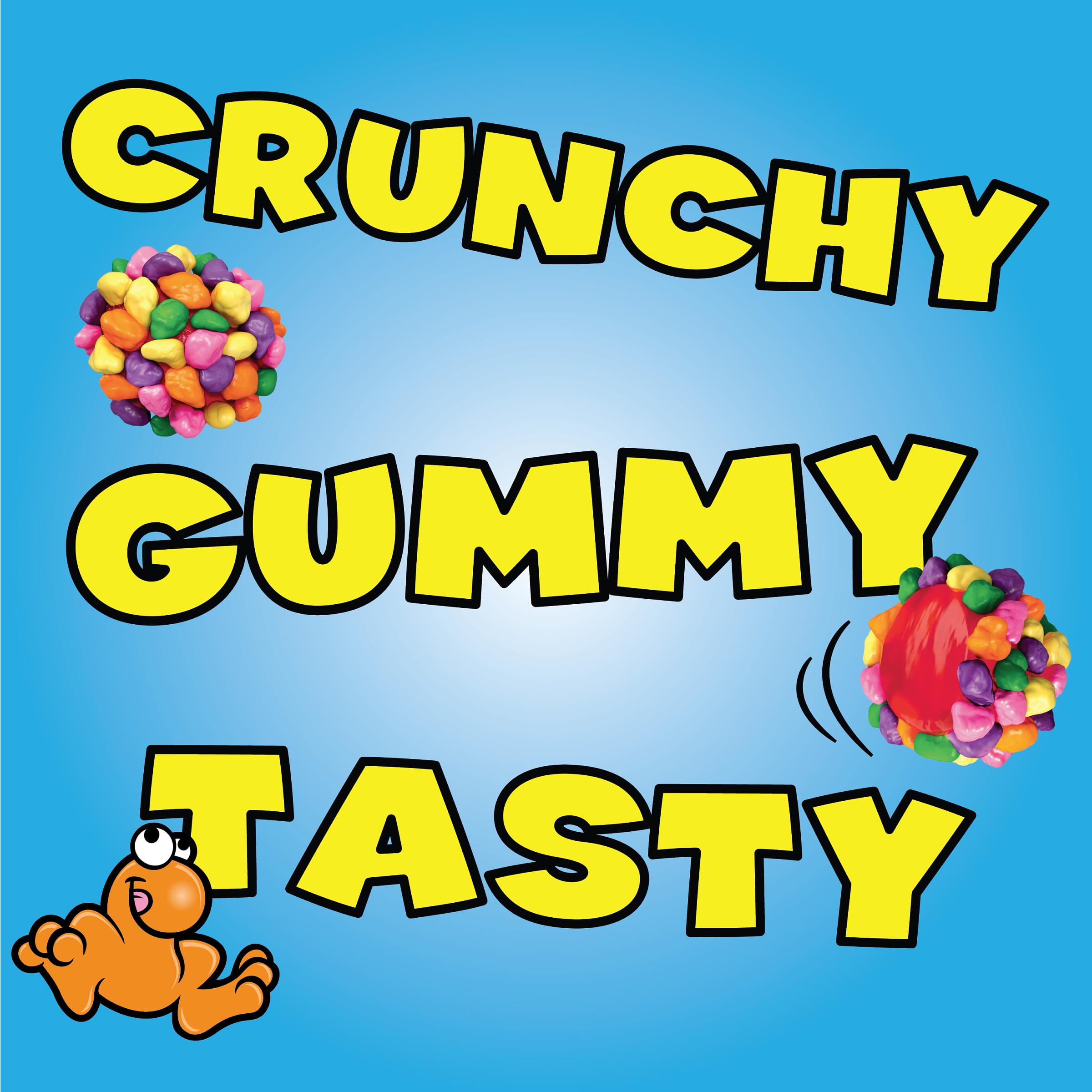 NERDS Gummy Clusters, Candy, Rainbow, Crunchy and Gummy, 8 oz