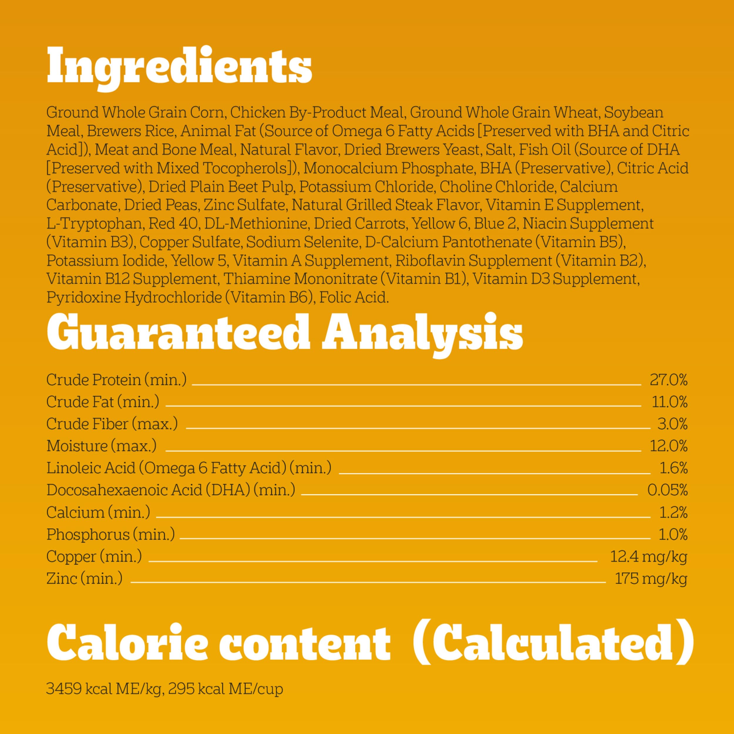 Pedigree Puppy Dry Puppy Food, Grilled Steak and Vegetable Flavor, 3.5 lb. Bag