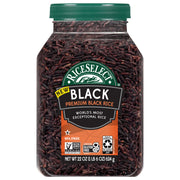 RiceSelect Premium Black Rice, Whole-Grain, Gluten-Free, Non-GMO, and Vegan Rice, BPA-Free 22-Ounce Jar (Pack of 1)