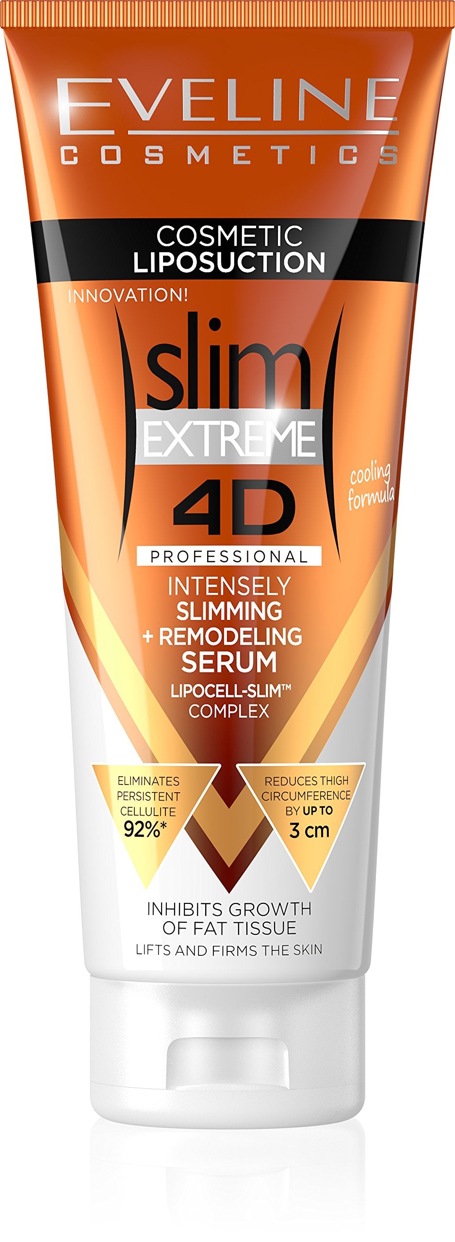 Eveline Slim Extreme 4D سيروم الجسم لشفط الدهون، 8.80 أونصة سائلة