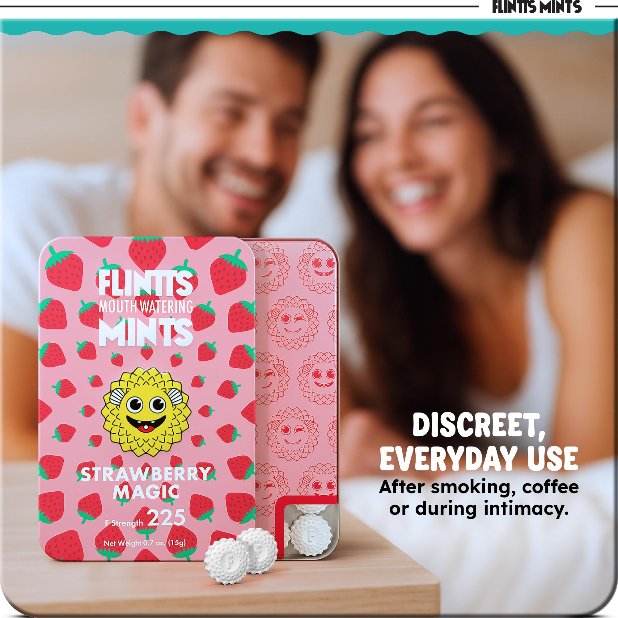 Flintts Mints After Party Pack – Sugar Free Mouthwatering Mints for Dry Mouth Relief & Freshness – Vegan Oral Health Support with Sparkle Effect – Pocket Travel Saliva Substitute, Lozenges Alternative