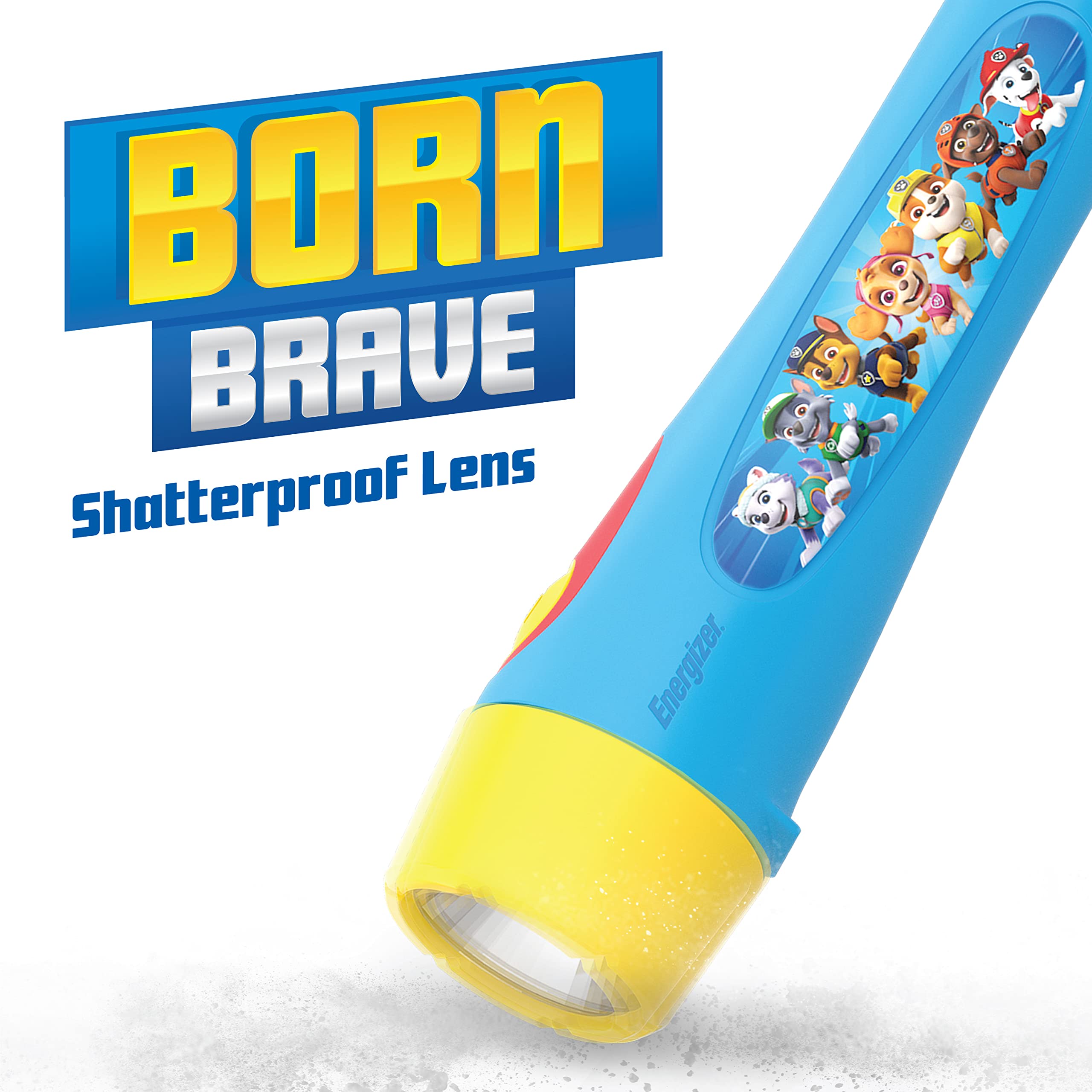 Energizer PAW Patrol Flashlights (2-Pack), Paw Patrol Toys for Boys and Girls, Great Lightweight LED Flashlights for Kids (Batteries Included)