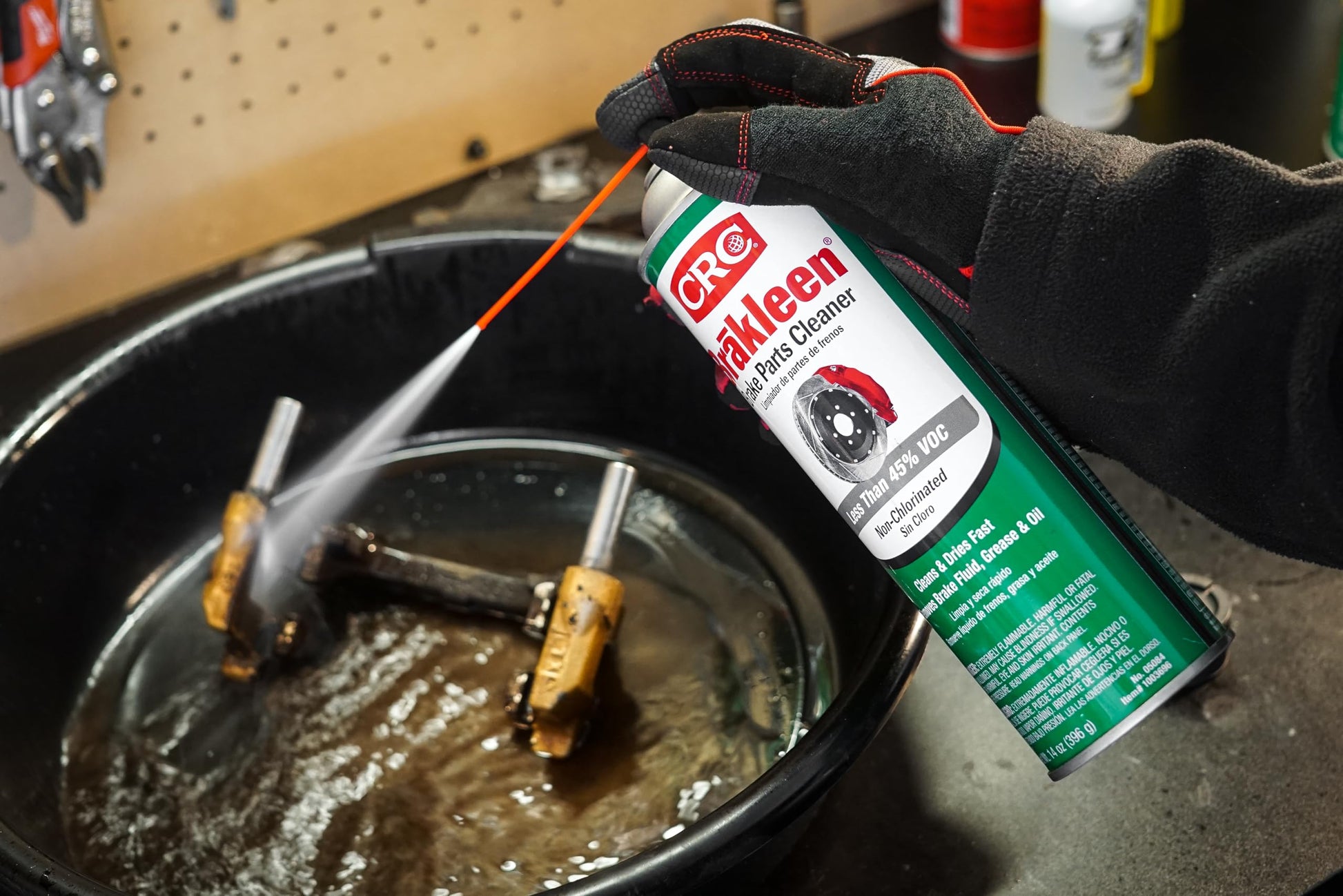 CRC (05084-12PK) Brakleen Non-Chlorinated Brake Parts Cleaner - 14 oz., (Pack of 12)