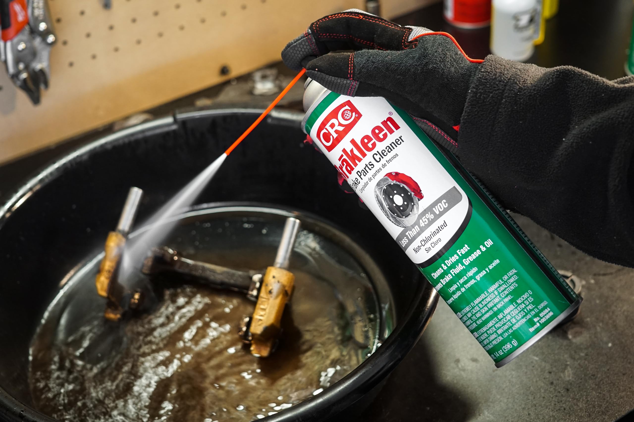 CRC (05084-12PK) Brakleen Non-Chlorinated Brake Parts Cleaner - 14 oz., (Pack of 12)