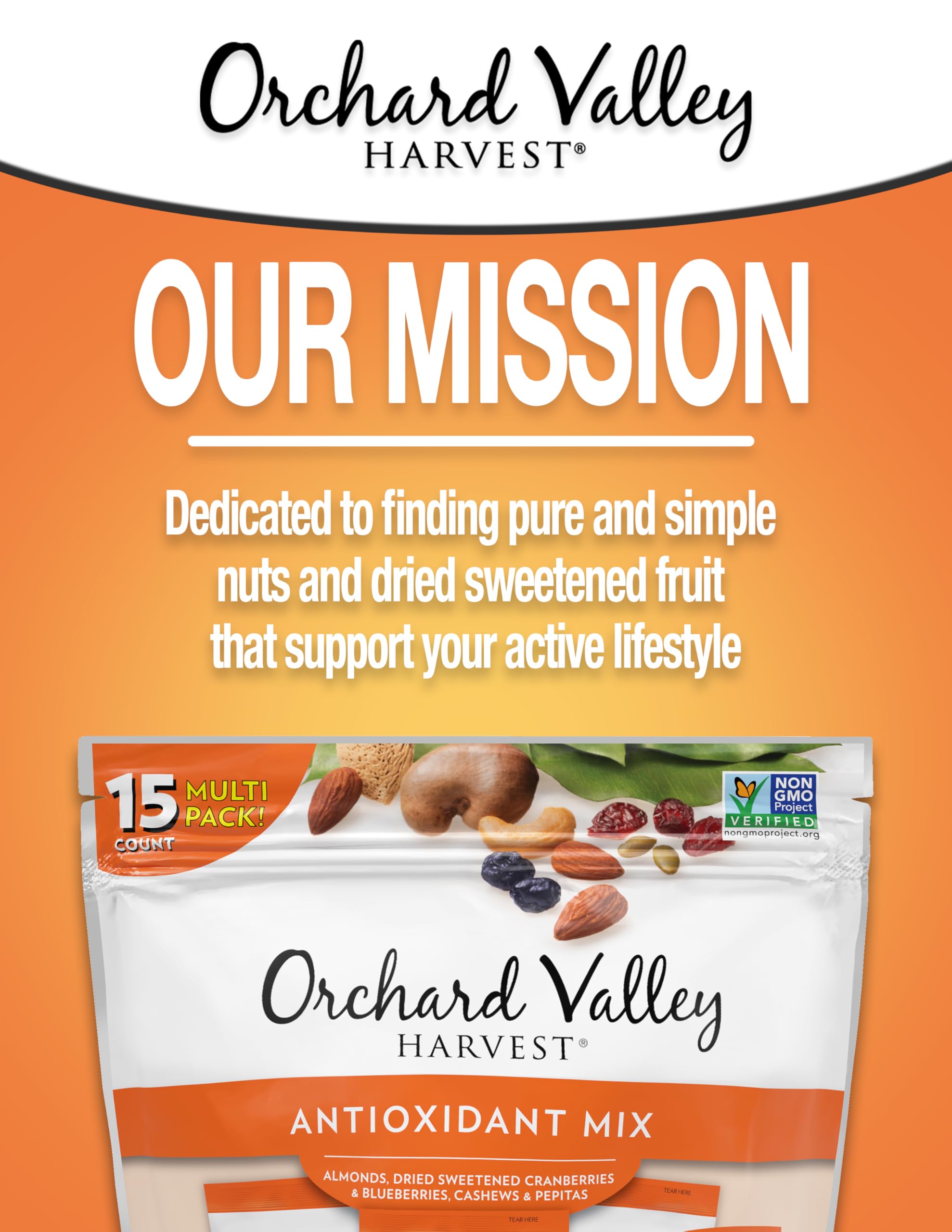 Orchard Valley Harvest Antioxidant Mix, 1 Oz, 15 Ct