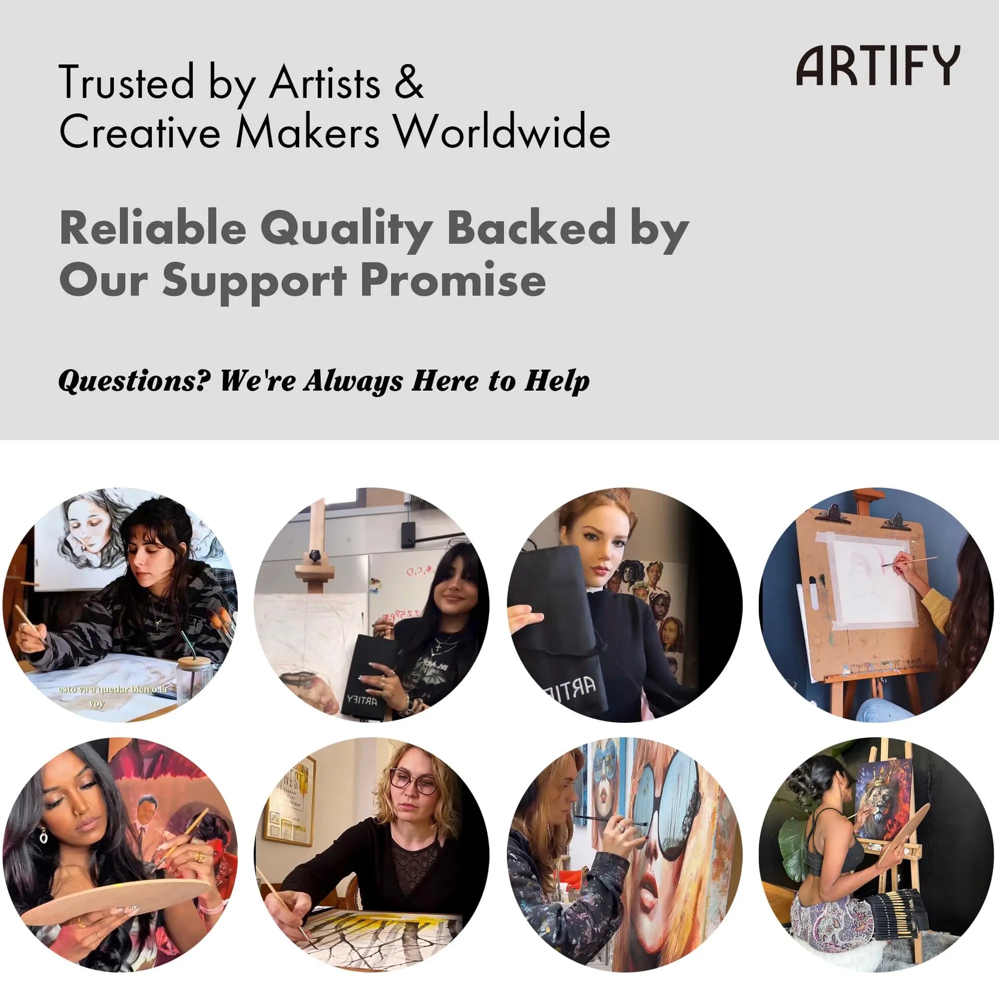ARTIFY 25-Piece Professional Paint Brush Set – Expert Series Synthetic Nylon Brushes for Acrylic, Oil, Watercolor, Gouache – No Shedding, Canvas Roll Case & Palette Knife, Painter Gifts Art Supplies