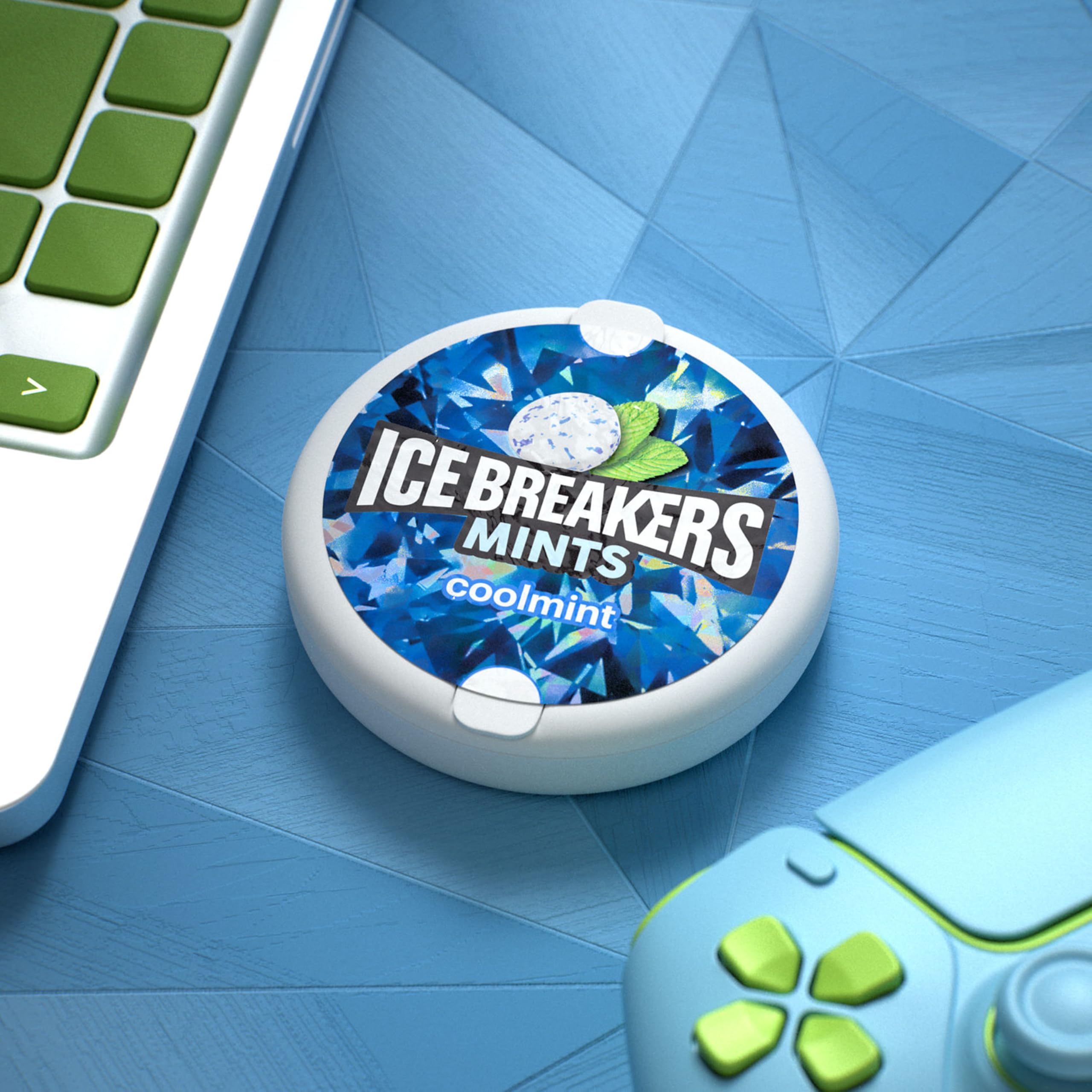ICE BREAKERS Coolmint Sugar Free Mints Tins, 1.5 oz (8 Count)