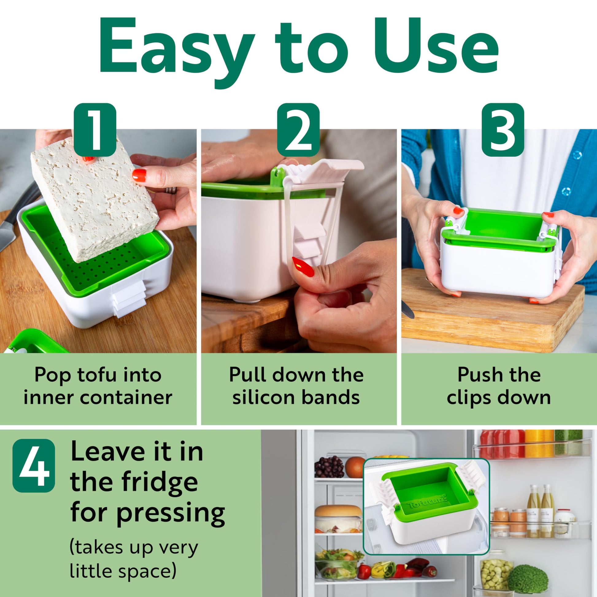 Tofuture Tofu Press by Tofuture - The Original and Best Tofu Press. Easily And Quickly Remove Water from Tofu to Improve the Flavor and give Perfect Texture Everytime