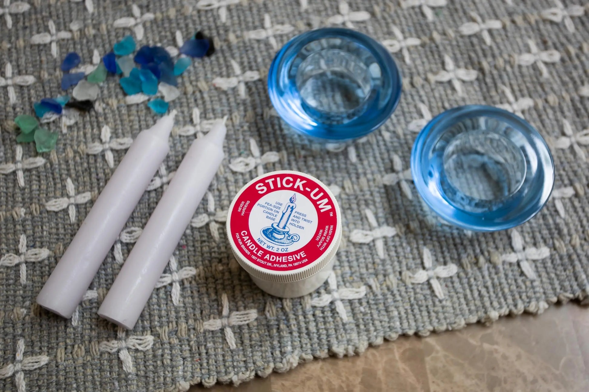 Fox Run Stick-Um Candle Adhesive, 2 Ounces