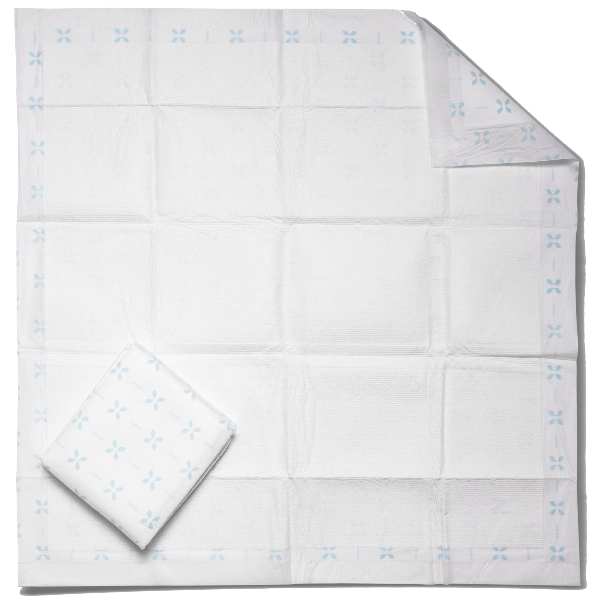 Curera Chucks MAX Hospital Bed Pads Disposable Adult 36 x 36 Breathable Incontinence Pads - XXX-Large Pee Pads for Adults - Heavy Duty Absorbency Underpads - 400 Lbs. Patient Repositioning [20 Count]