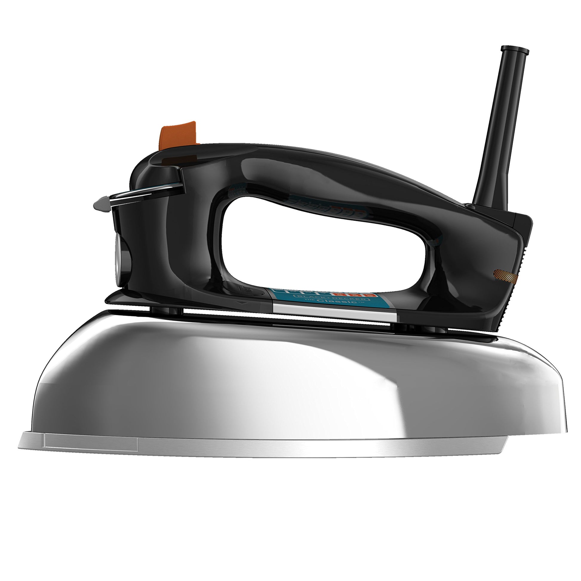 BLACK+DECKER The Classic Iron, F67E-T, Aluminum Soleplate, Steam or Dry Ironing, 7 Temperature Settings, Anti-Drip