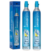 Sodastream 60L Co2 Exchange Carbonator, 14.5oz, Set of 2, plus