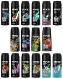 12 AXE body spray deodrant Anit-Aerspirant (12X 150 ml/5.07 oz, Mix within the available kinds)