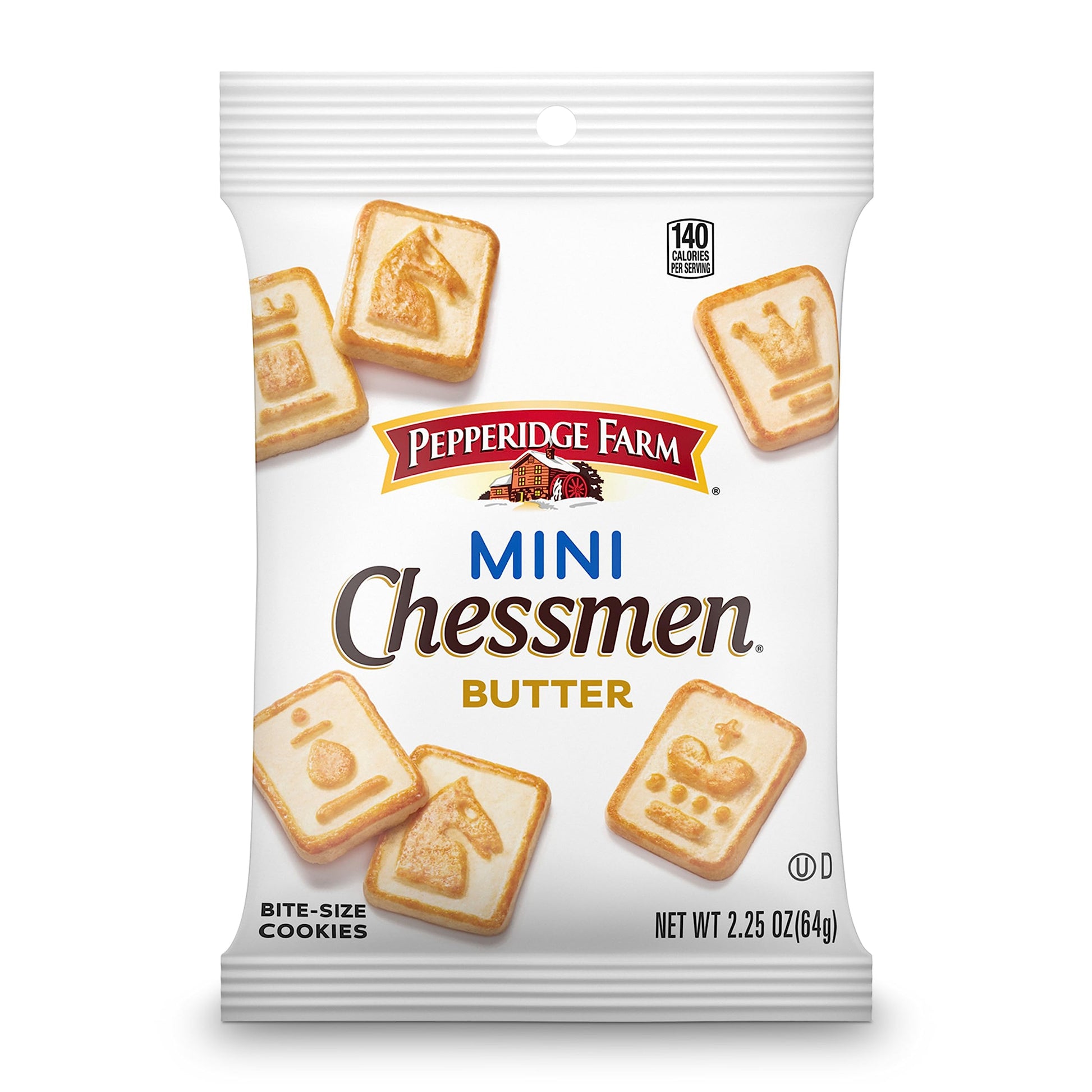 Pepperidge Farm Chessmen Minis Butter Cookies, 8 Snack Packs, 2.25-oz. Each (Pack of 8)