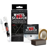 Wheel Scratch Fix Silver Rim Touch Up Paint Kit, Car Wheel Scratch Repair Kit Touch Up Paint Pen, Curb Rash Repair Kit, Universal Rim Alloy Wheel Paint Color Black, Silver, Gray (Light Silver)