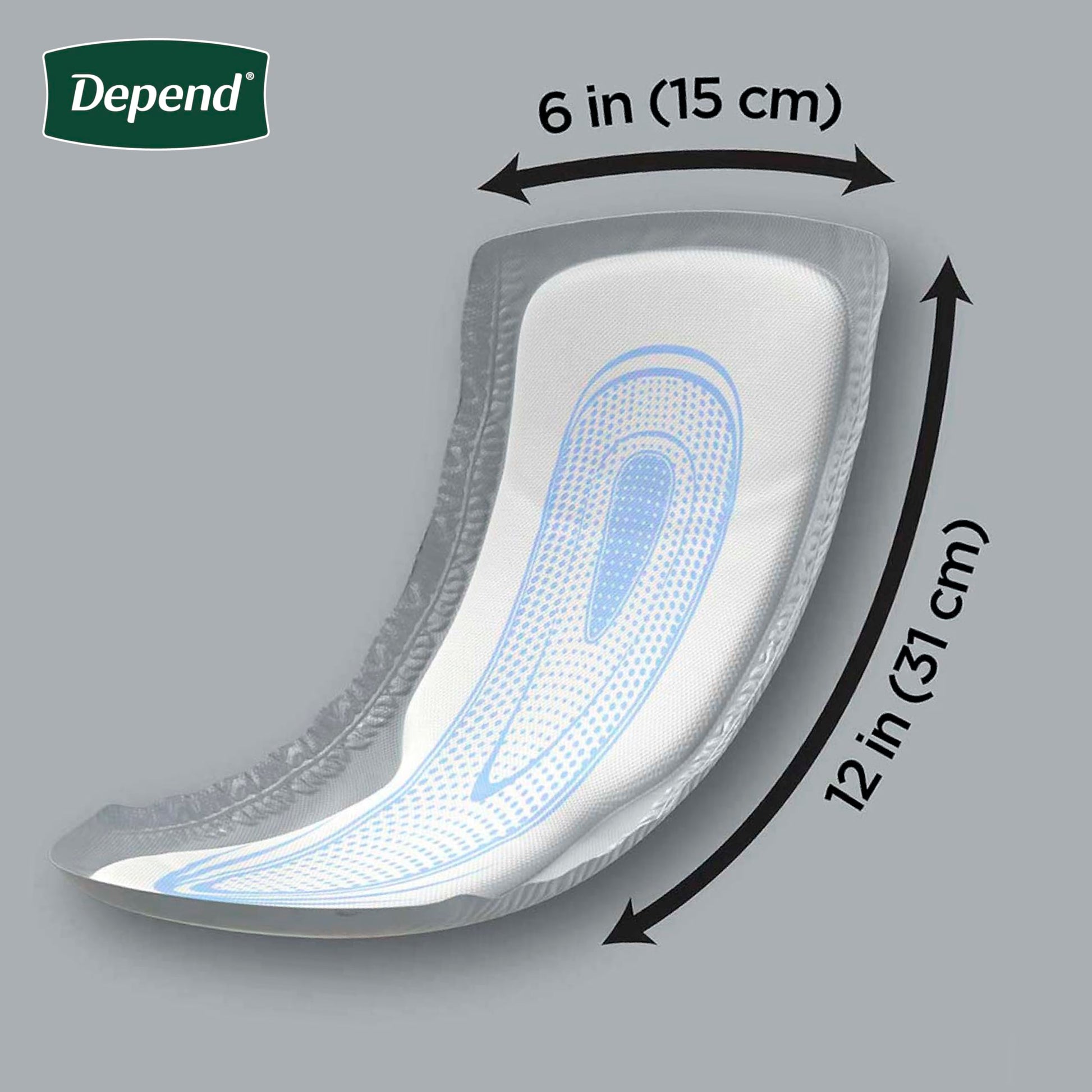 Depend Guards Incontinence Pads for Men, Maximum Absorbency, 104 Count (2 Packs of 52), Packaging May Vary