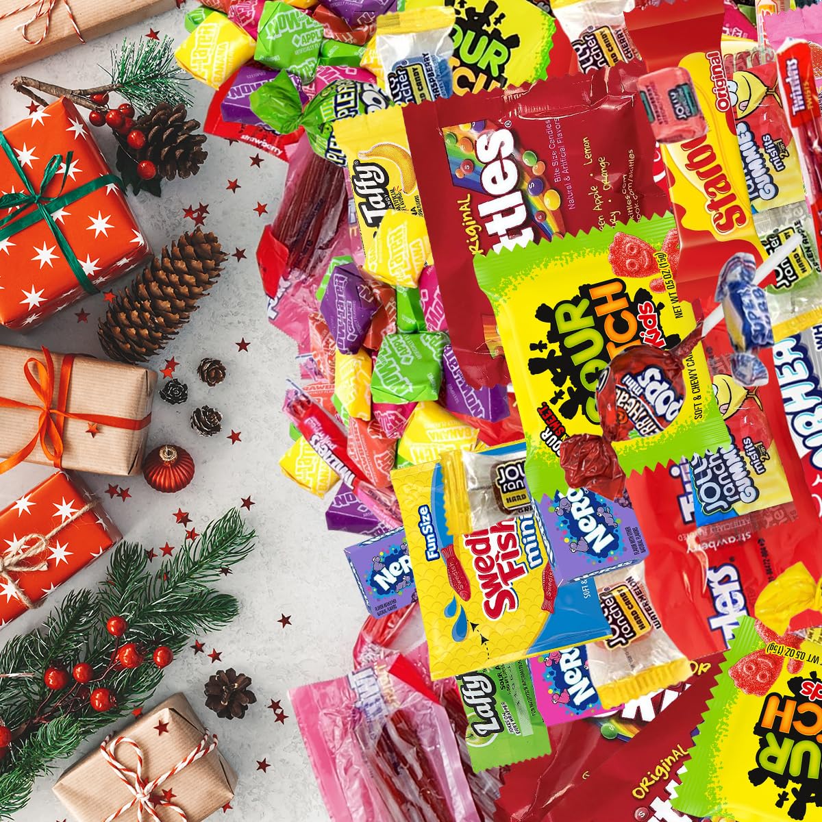 Bulk Candy Individually Wrapped - Parade Kid’s Dream, 5lb of Individually Wrapped Party Candy Variety Mix Bag, Kid’s Favorite Sweets Giant Bag Assorted Classic Candies for Pinata Filler, Goodie Bag