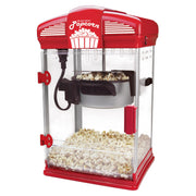 West Bend Stir Crazy Movie Theater Popcorn Popper, Gourmet Popcorn Maker Machine with Nonstick Popcorn Kettle, Measuring Tool and Popcorn Scoop for Popcorn Machine, 4-Qt., Red
