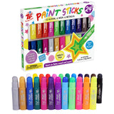 TBC The Best Crafts Paint Sticks,24 Classic Colors, Washable Paint, Non-toxic, Tempera Paint Sticks for Kids and Students