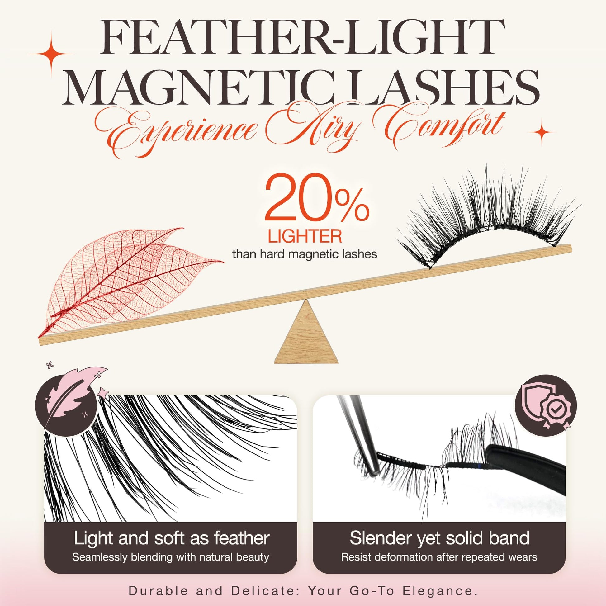 LASHVIEW Upgrade Magnetic Eyelashes with Applicator Reusable Soft Magnetic Eyelashes Natural Look No Glue Needed Lashes Kit Easy to Wear and Remove(A02)