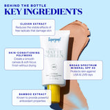 Supergoop! Mineral Mattescreen (SPF 40) - 45 mL - 100% Mineral, Oil-Free Broad Spectrum Sunscreen - Smooths Skin’s Appearance, Minimizes Pores & Controls Shine - Water & Sweat Resistant