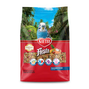 Kaytee Fiesta Parakeet Food, Nutritious and Fun Blend, Supports Skin, Feather, Digestion, Brain and Heart Health, 2 pounds