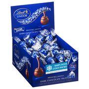Lindt LINDOR Dark Chocolate Candy Truffles, Dark Chocolate with Smooth, Melting Truffle Center, 25.4 oz., 60 Count