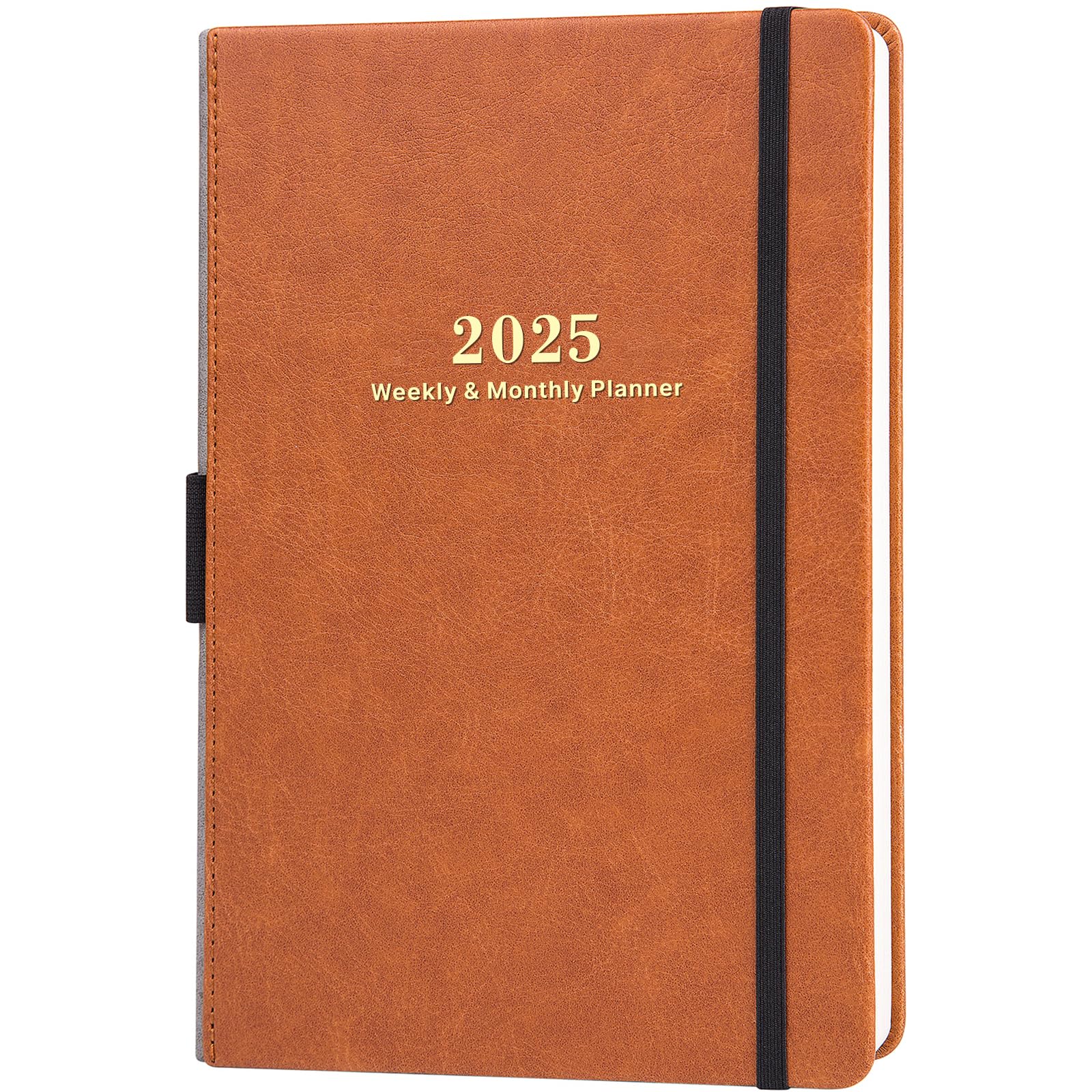 2025 Planner - Planner 2025 Weekly and Monthly with Stickers, JAN. 2025 - DEC. 2025, 5.75" X 8.25", 2025 Calendar Planner Premium Paper, Pen Holder, Inner Pocket and 44 Notes Pages