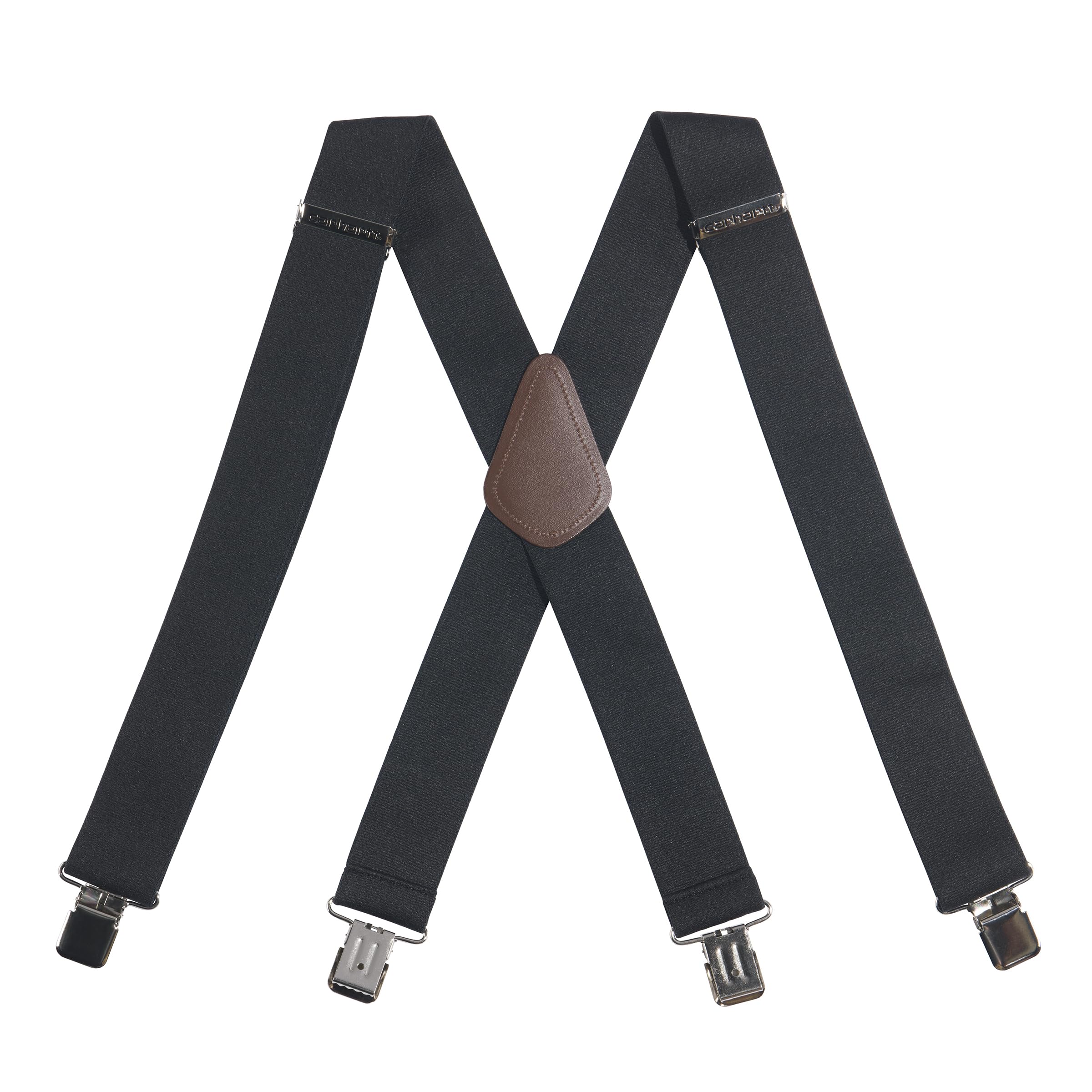 Carhartt Rugged Flex Elastic Suspenders Black, One Size (52” Maximum Length) Suspender Width: 2"