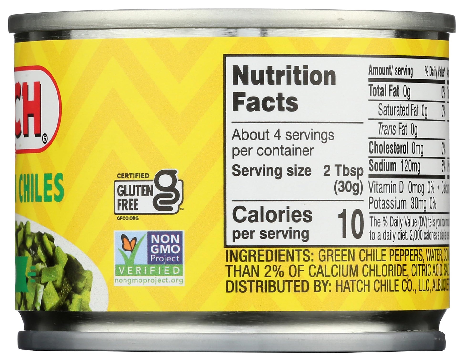 Hatch Mild Diced Green Chilies, 4 Oz