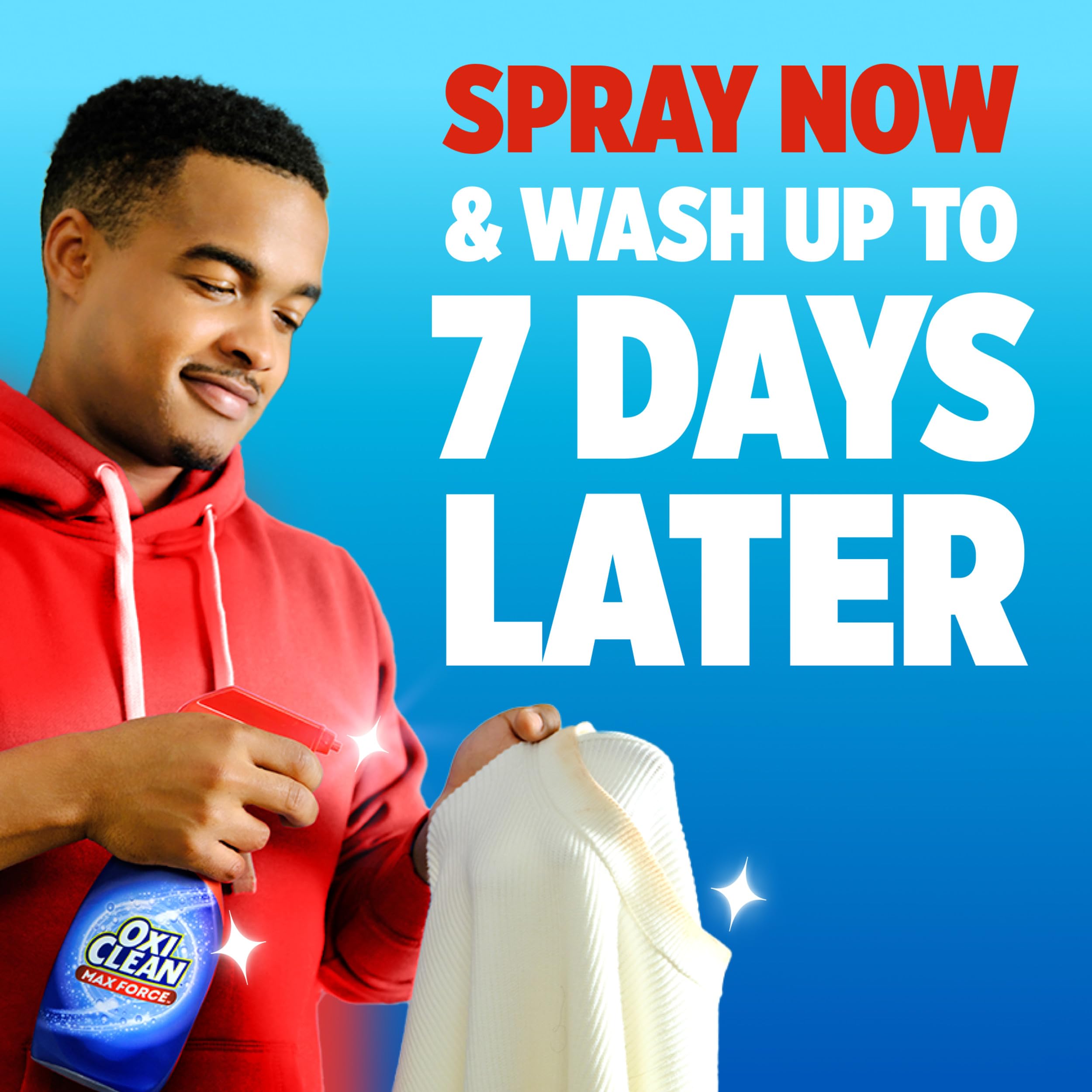 OxiClean Max Force Laundry Stain Remover Spray, 12 Fl. Oz, 3-Pack​