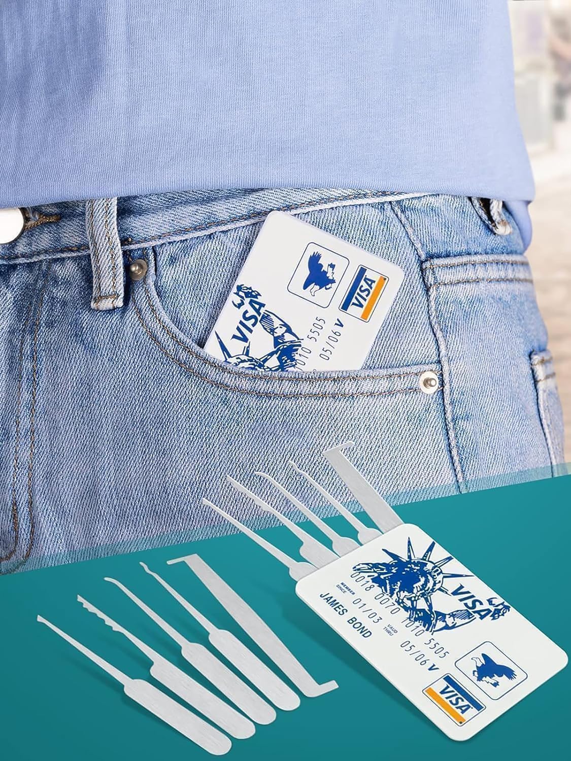 Solid Brass Door Knocker 2025 Latest Upgraded Version Pick Stainless Kit with Same Keys of 40mm Picking Wide Body 2 inch Long Anti Rust Lock Set Key Keyed Alike Set Locker Solid Brass GH85