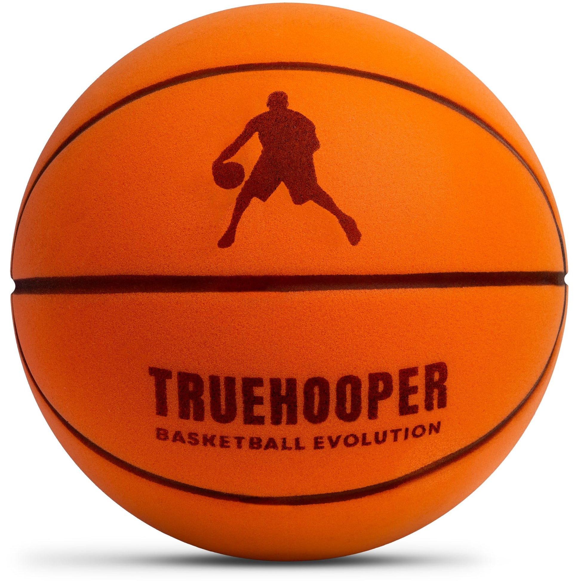 TRUEHOOPER Silent Basketball Ã¢ÂÂ Size 7 Indoor Basketball (PRO Version) - Grooved Foam Basketball for Quit Dribbling and Indoor Training Ã¢ÂÂ Higher Bounce Noiseless Basketball - Non-Deforming Packaging