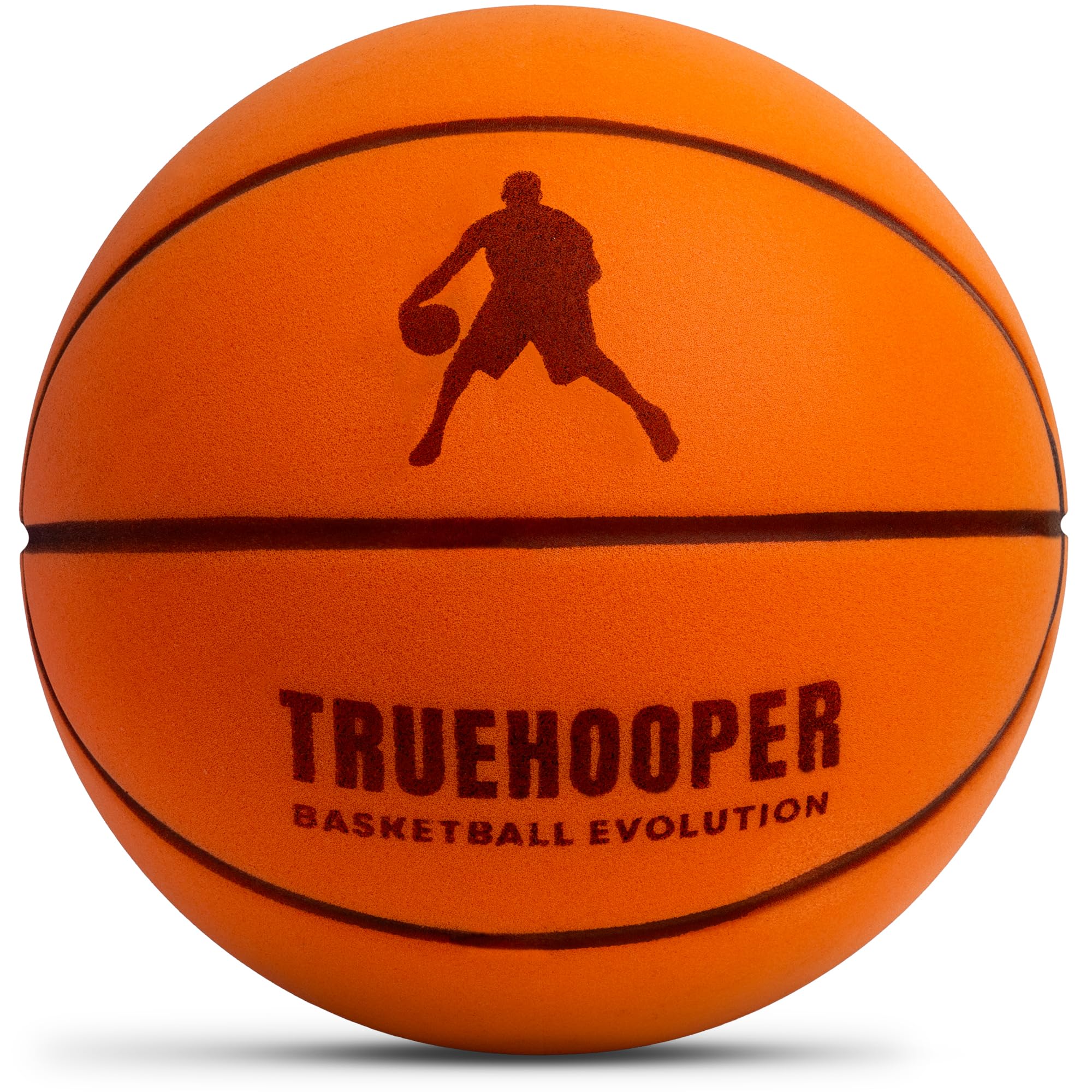 TRUEHOOPER Silent Basketball Ã¢ÂÂ Size 7 Indoor Basketball (PRO Version) - Grooved Foam Basketball for Quit Dribbling and Indoor Training Ã¢ÂÂ Higher Bounce Noiseless Basketball - Non-Deforming Packaging