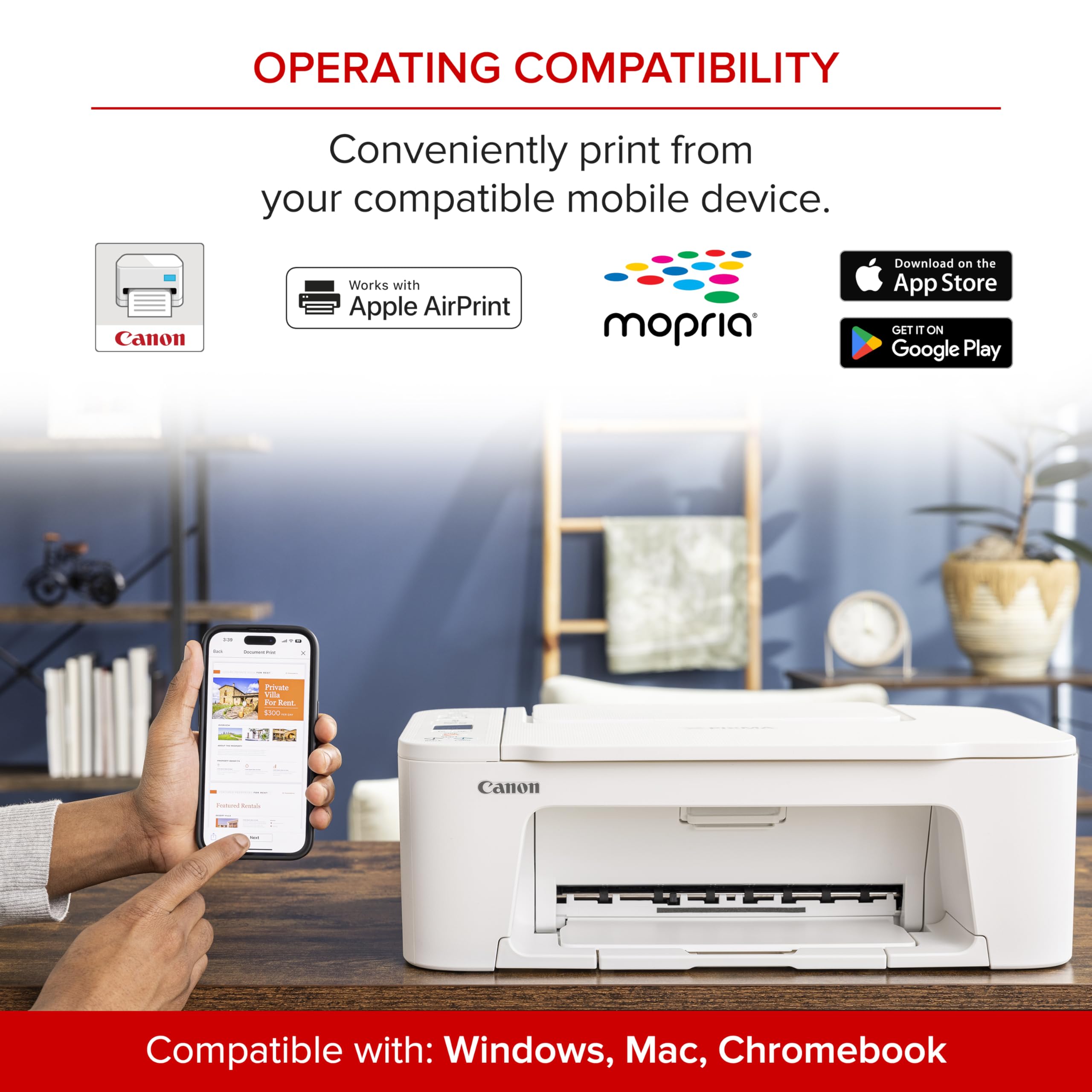 Canon PIXMA TS3720 Wireless All-in-One Printer (6671C022)