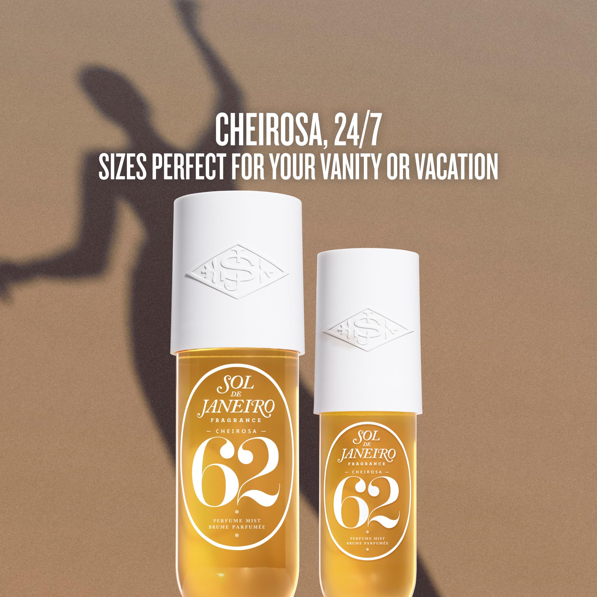 SOL DE JANEIRO Cheirosa 62 Hair & Body Fragrance Mist Travel Size 90mL/3.0 fl oz.