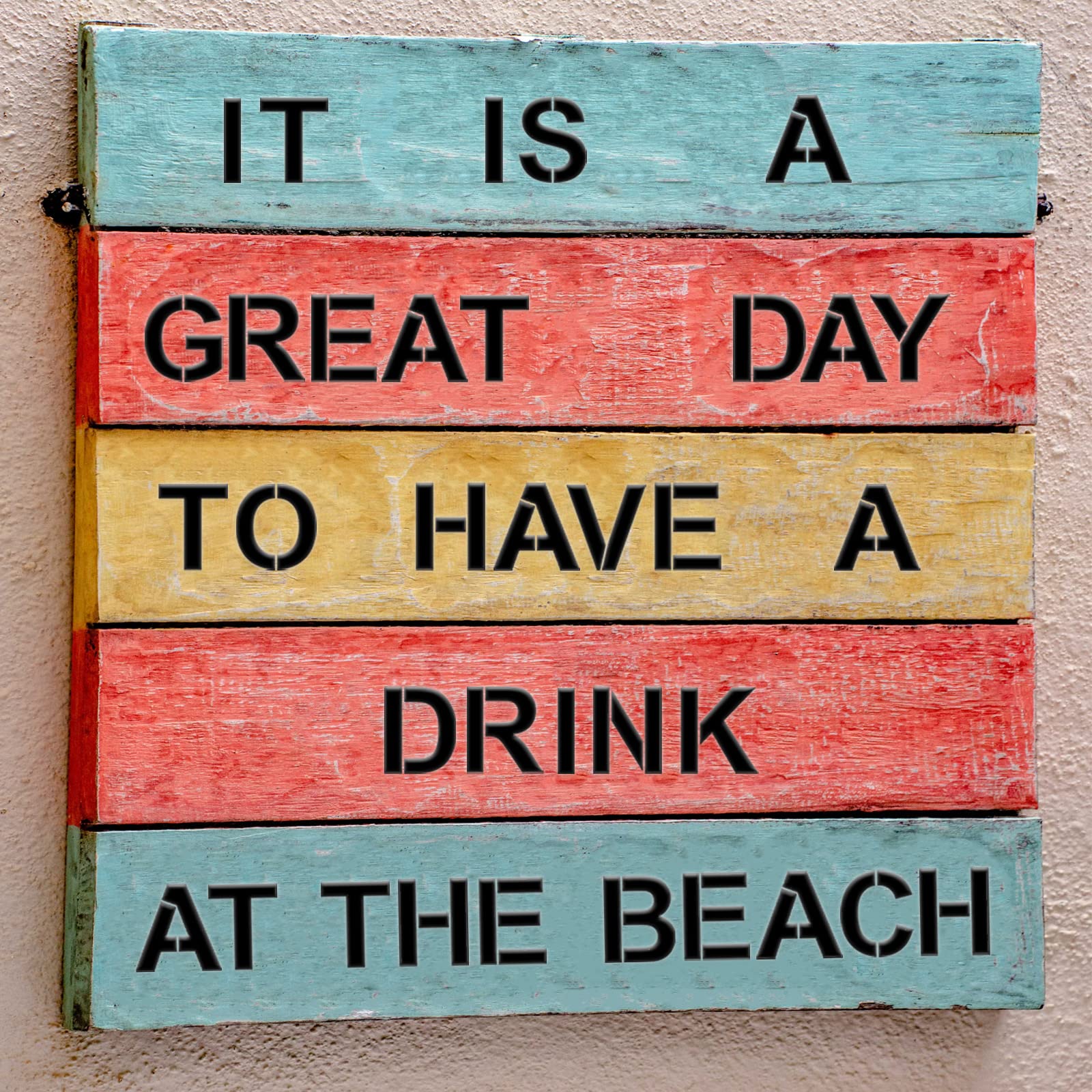 4 Inch Letter Stencils and Numbers, 36 Pcs Alphabet Art Craft Stencil, Reusable Plastic Templates for Wood, Wall, Fabric, Rock, Signage (4 Inch)