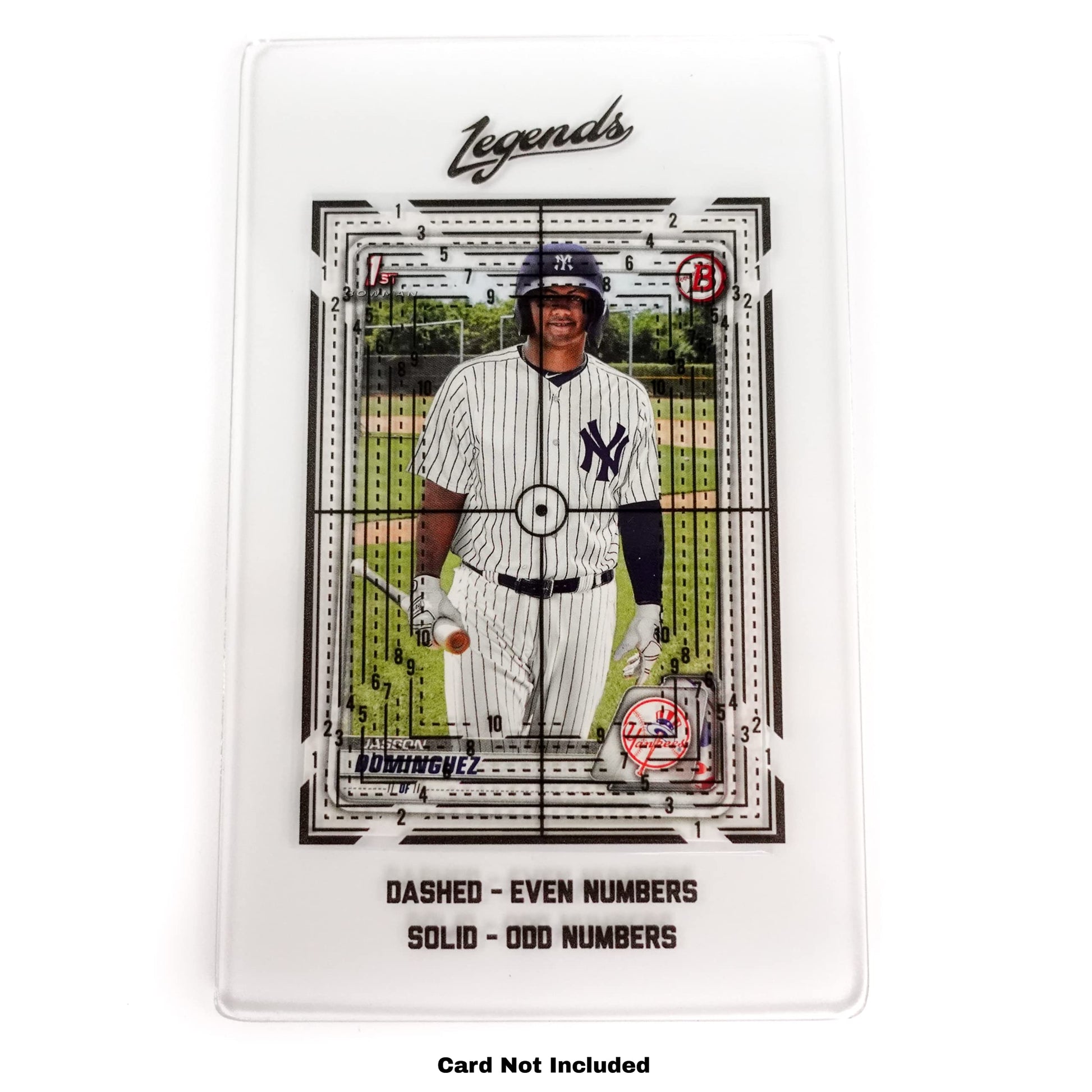 Legends Card Grading Centering Tool with Cleaning Cloth Kit Material for PSA - BGS - Graded Card Submissions Card Center Tool