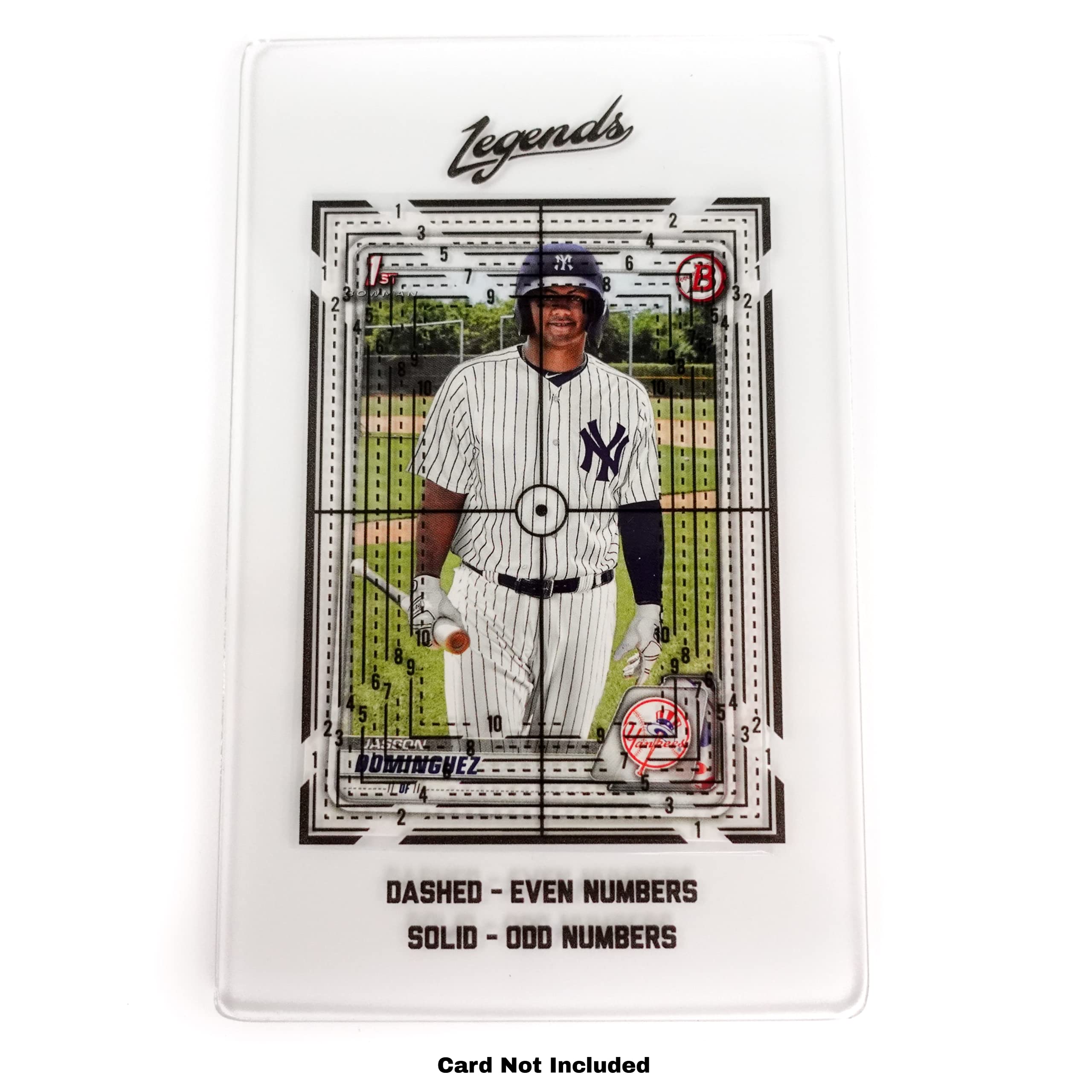 Legends Card Grading Centering Tool with Cleaning Cloth Kit Material for PSA - BGS - Graded Card Submissions Card Center Tool