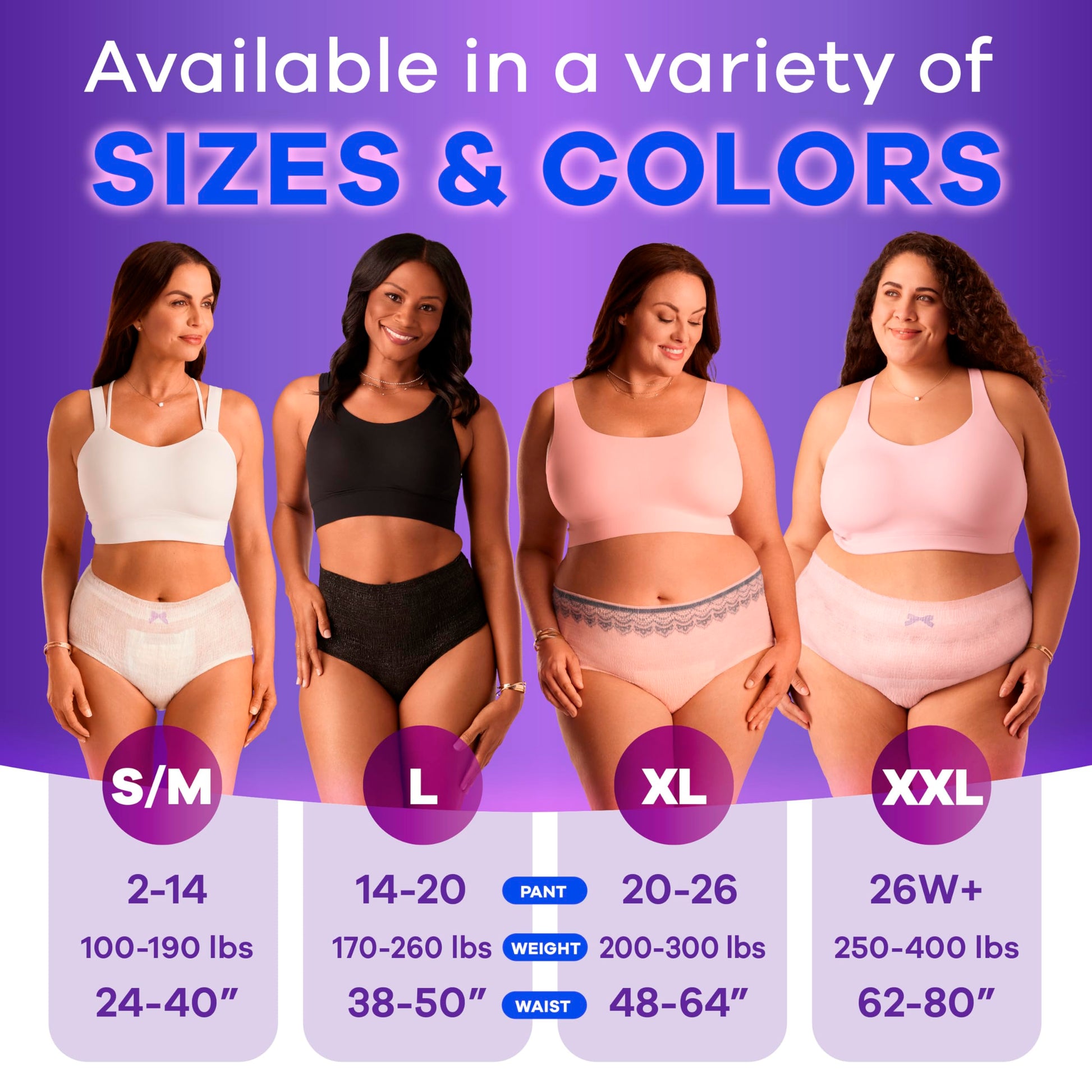 Always Discreet Adult Incontinence Underwear for Women and Postpartum Underwear, Small/Medium, Up to 100% Bladder Leak Protection, 32 Count