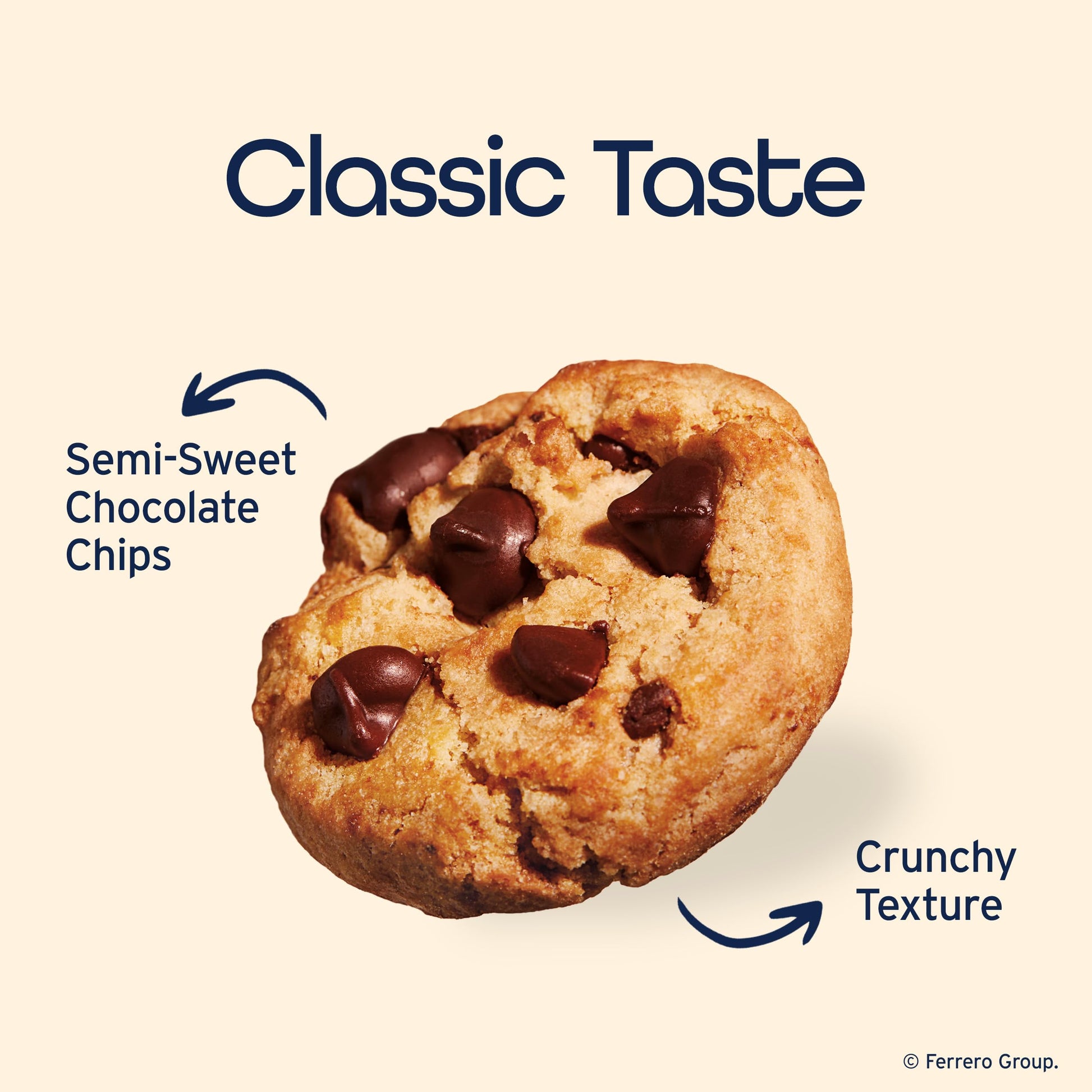 Famous Amos Chocolate Chip Cookies, Original Recipe Bite-size cookies with semi-sweet chocolate chips, 9 oz