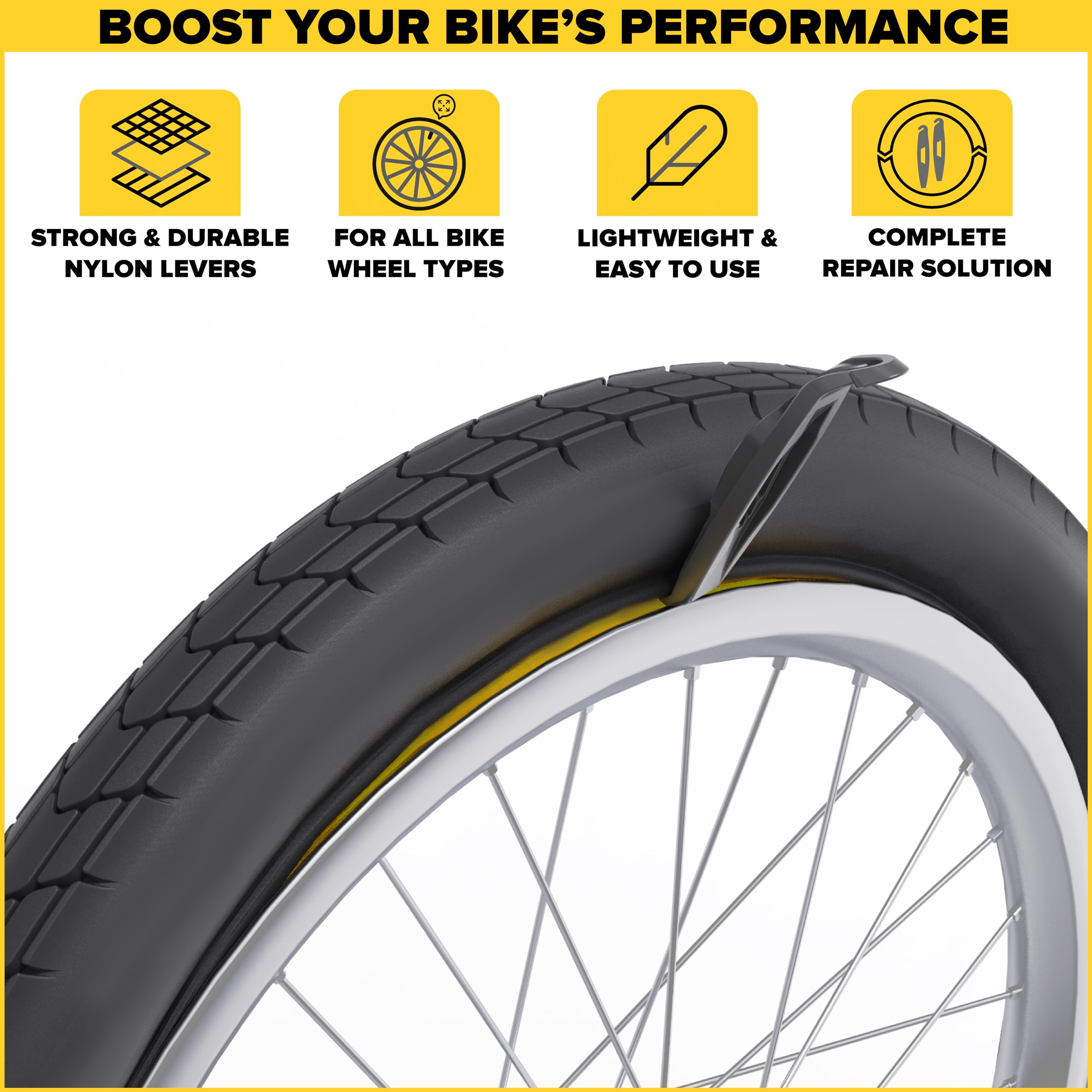 Ultraverse Bike Inner Tube for 26 X 1.75/1.95/2.10/2.125 inch Bicycle Tire with Schrader Valve – Rubber Tubes for Mountain and Trail, Cruisers, MTB, Gravel, Enduro, Downhill, City Bikes - 2 Pack